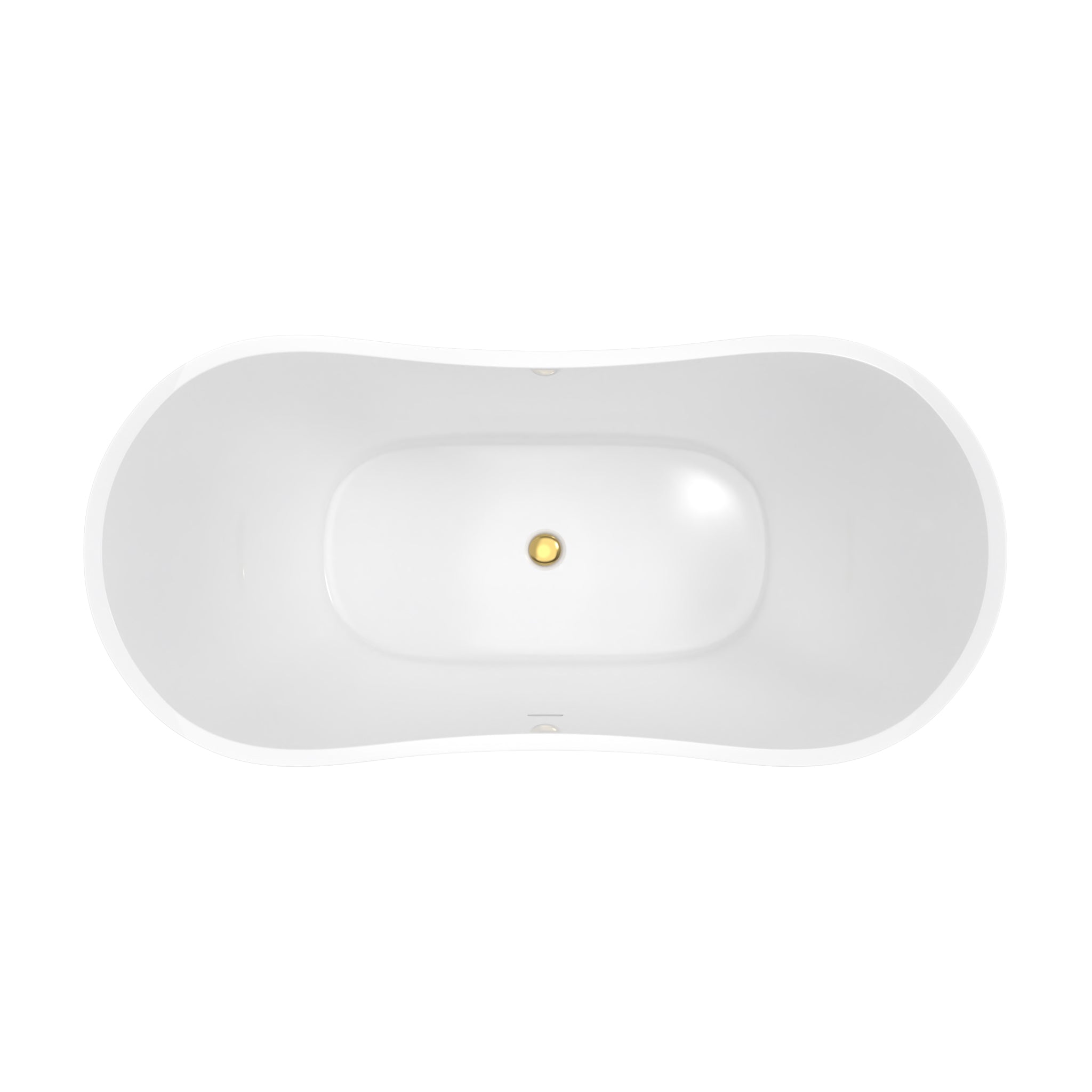 Luna 67 x 28 FS Tub BN Drain