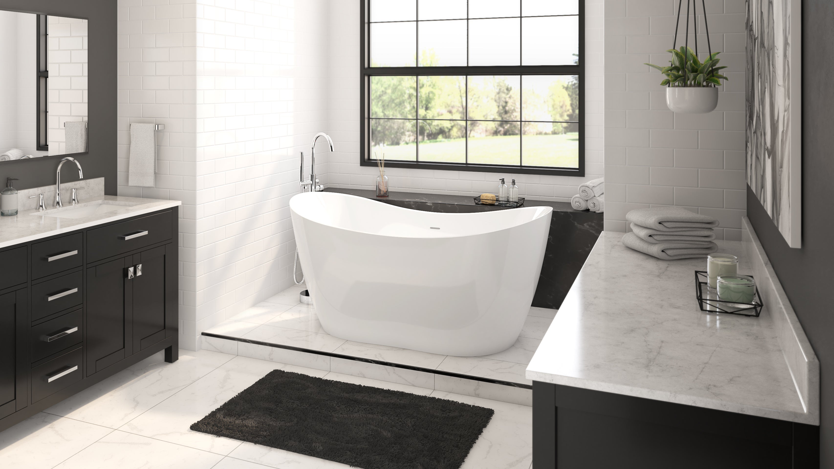 Luna 71 x 29 FS Tub Drain