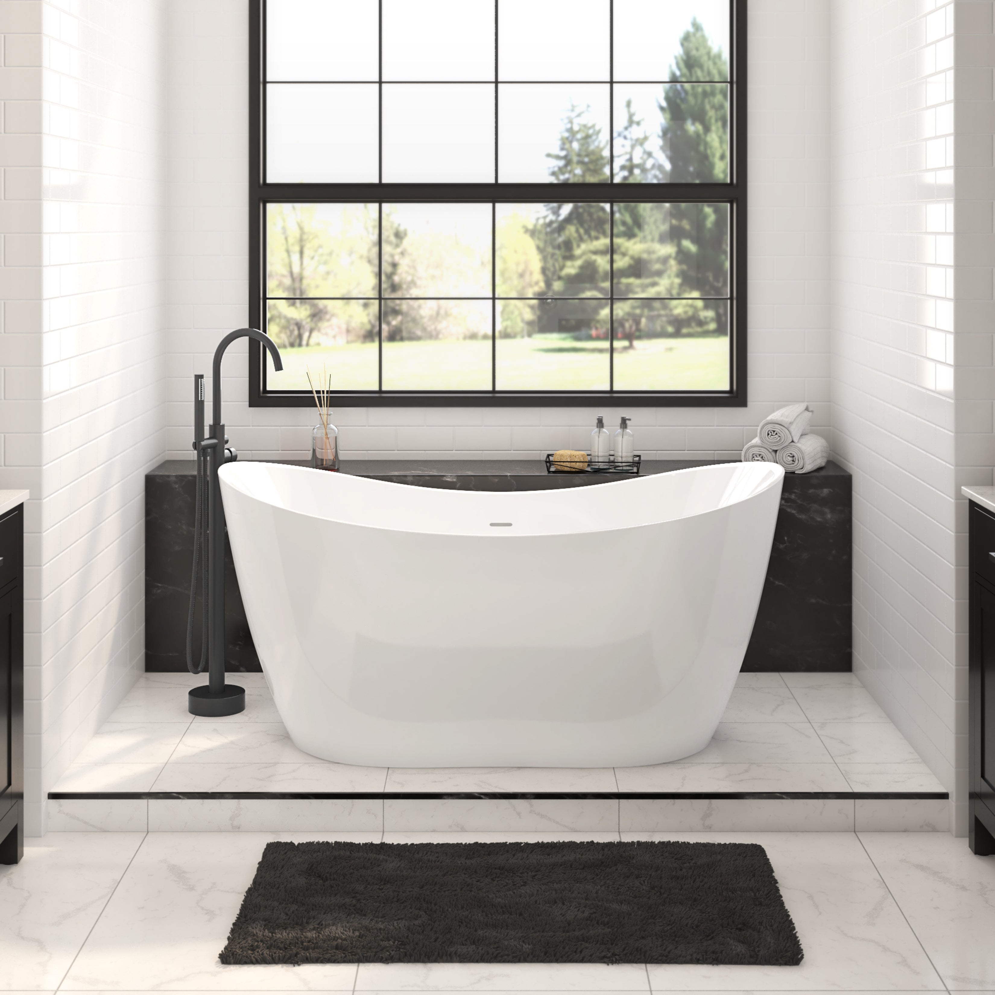 Luna 63 x 28 FS Tub Drain
