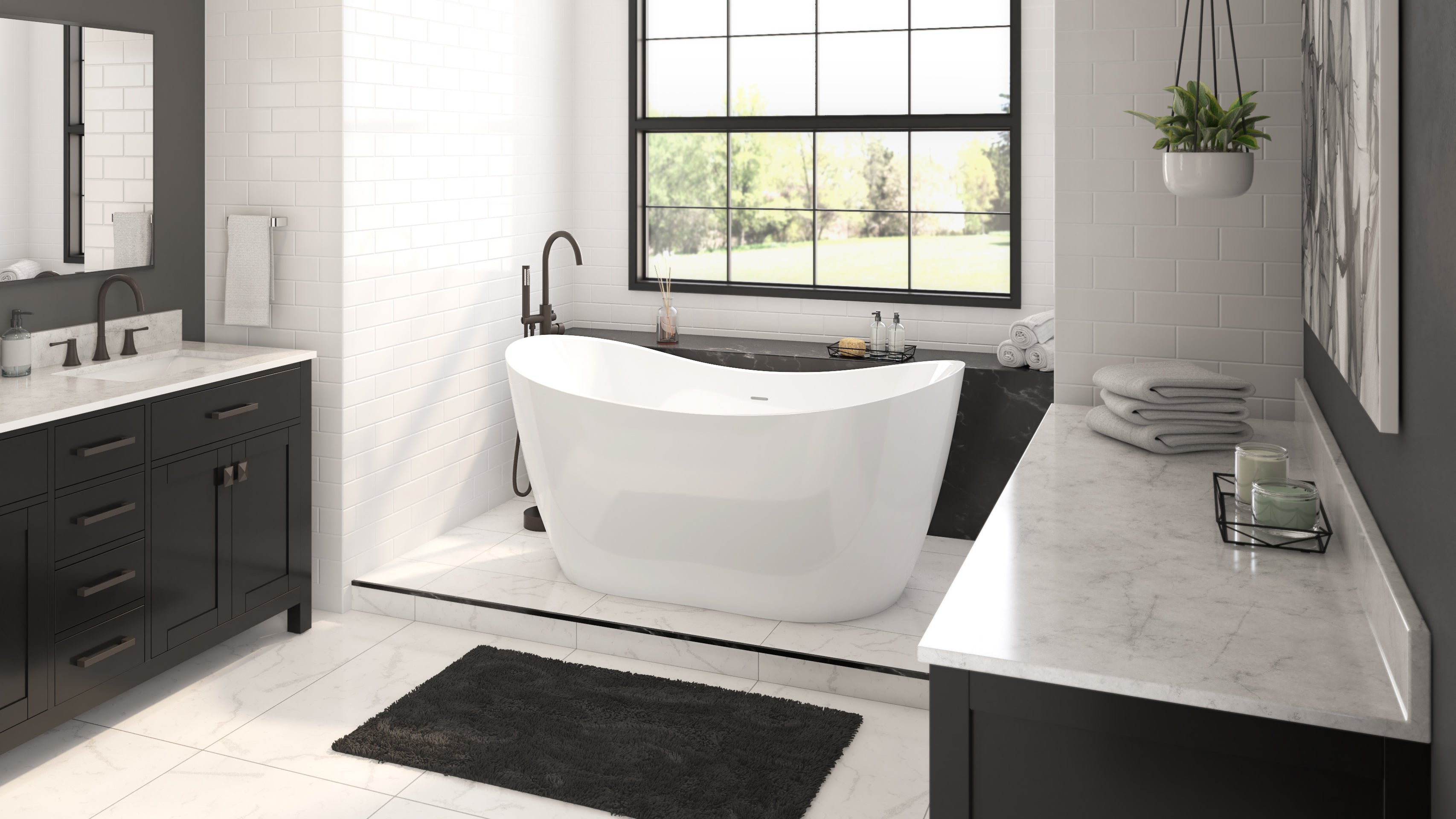Luna 71 x 29 FS Tub Drain
