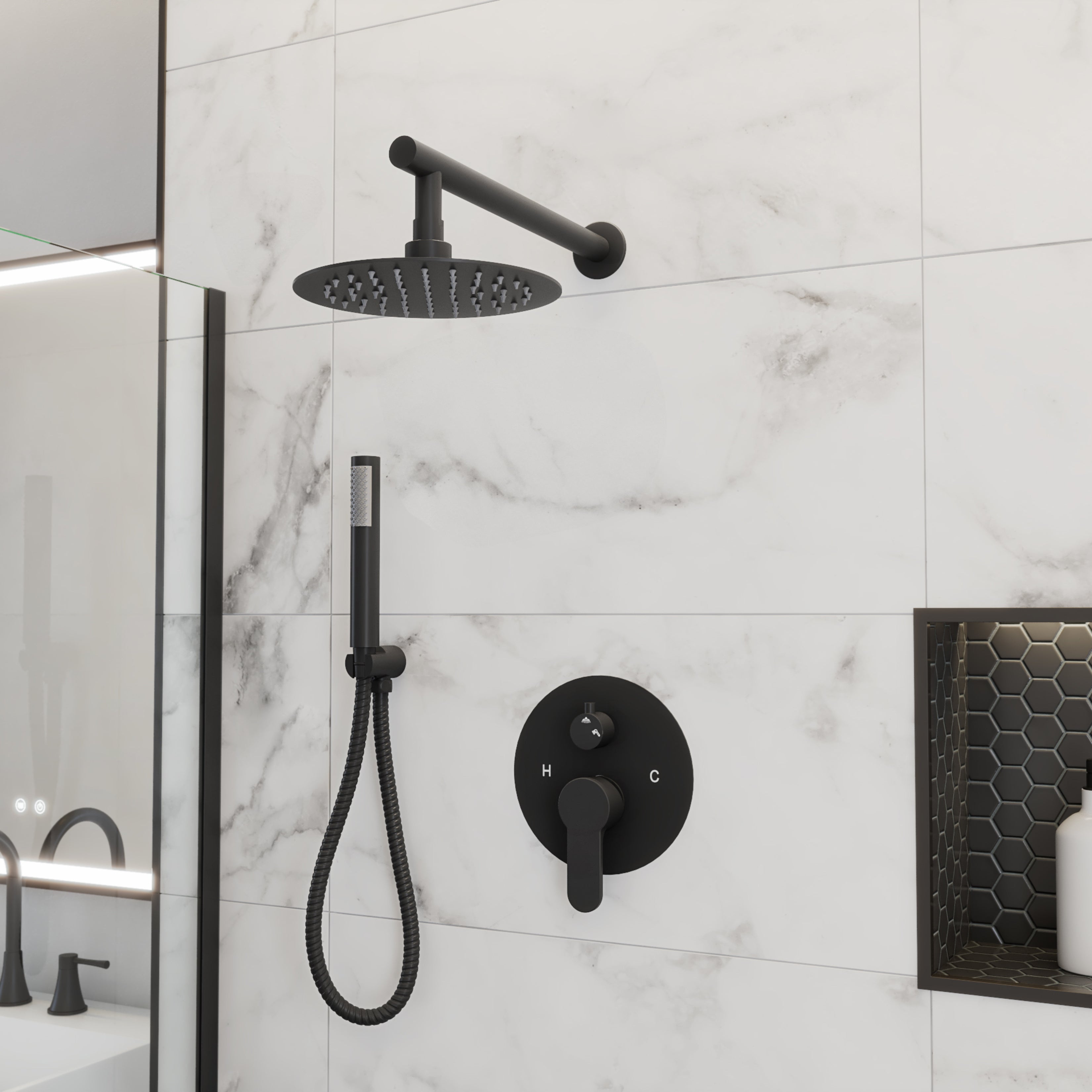 Elevate your bathroom with spa-worthy luxury. Sleek stainless steel, easy installation, and a soothing rainfall spray deliver timeless style and everyday indulgence - at a surprisingly affordable price.