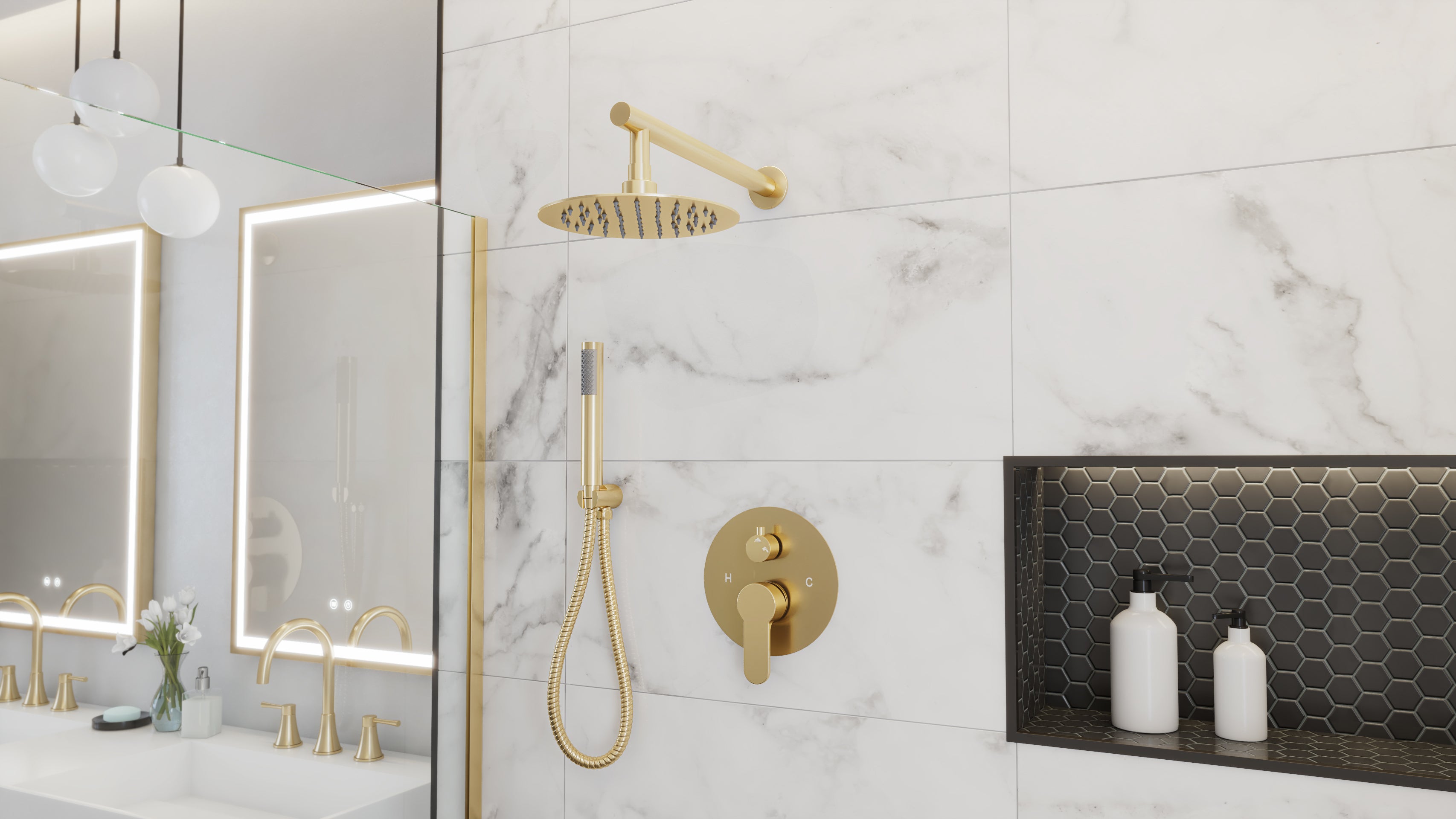 Elevate your bathroom with spa-worthy luxury. Sleek stainless steel, easy installation, and a soothing rainfall spray deliver timeless style and everyday indulgence - at a surprisingly affordable price.