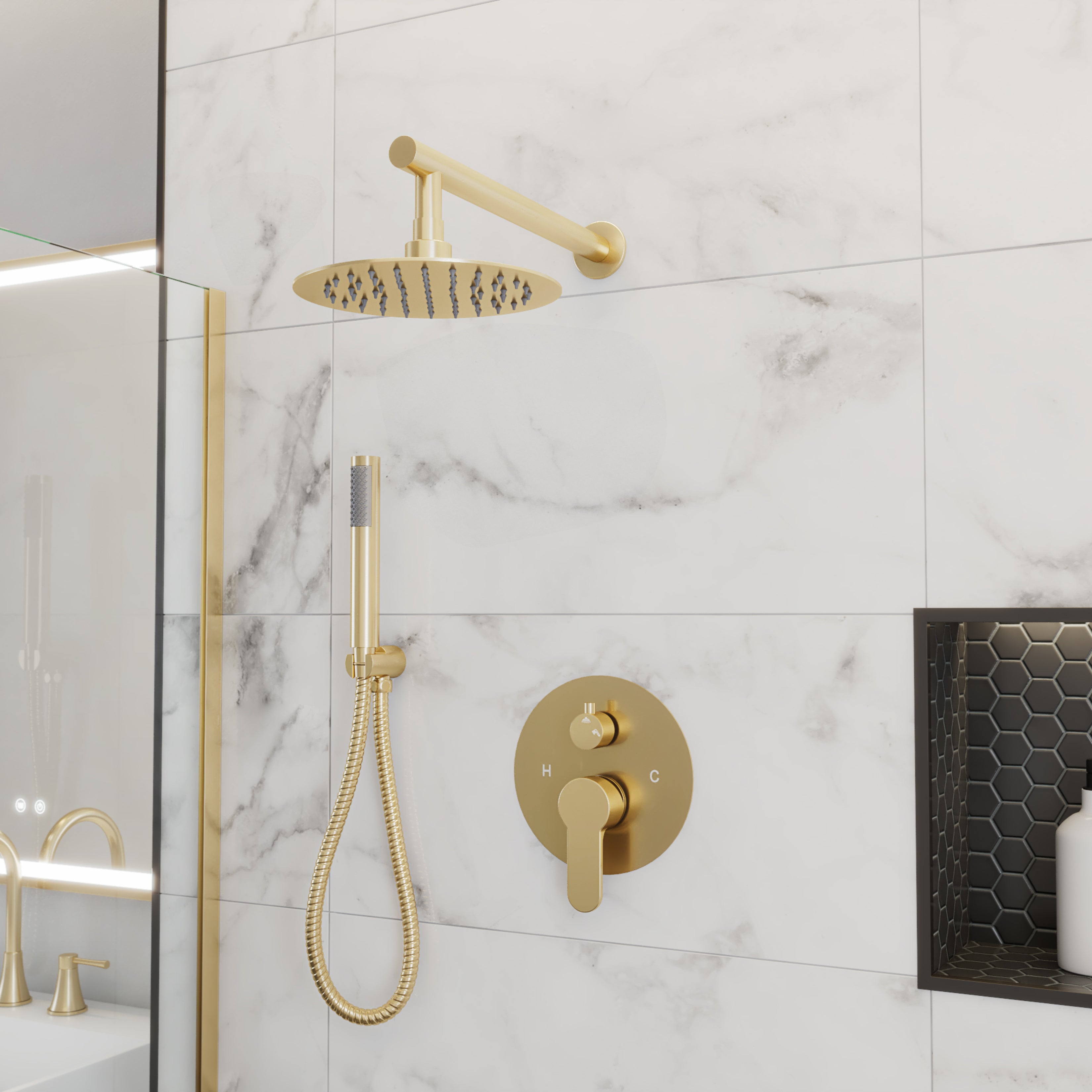 Elevate your bathroom with spa-worthy luxury. Sleek stainless steel, easy installation, and a soothing rainfall spray deliver timeless style and everyday indulgence - at a surprisingly affordable price.
