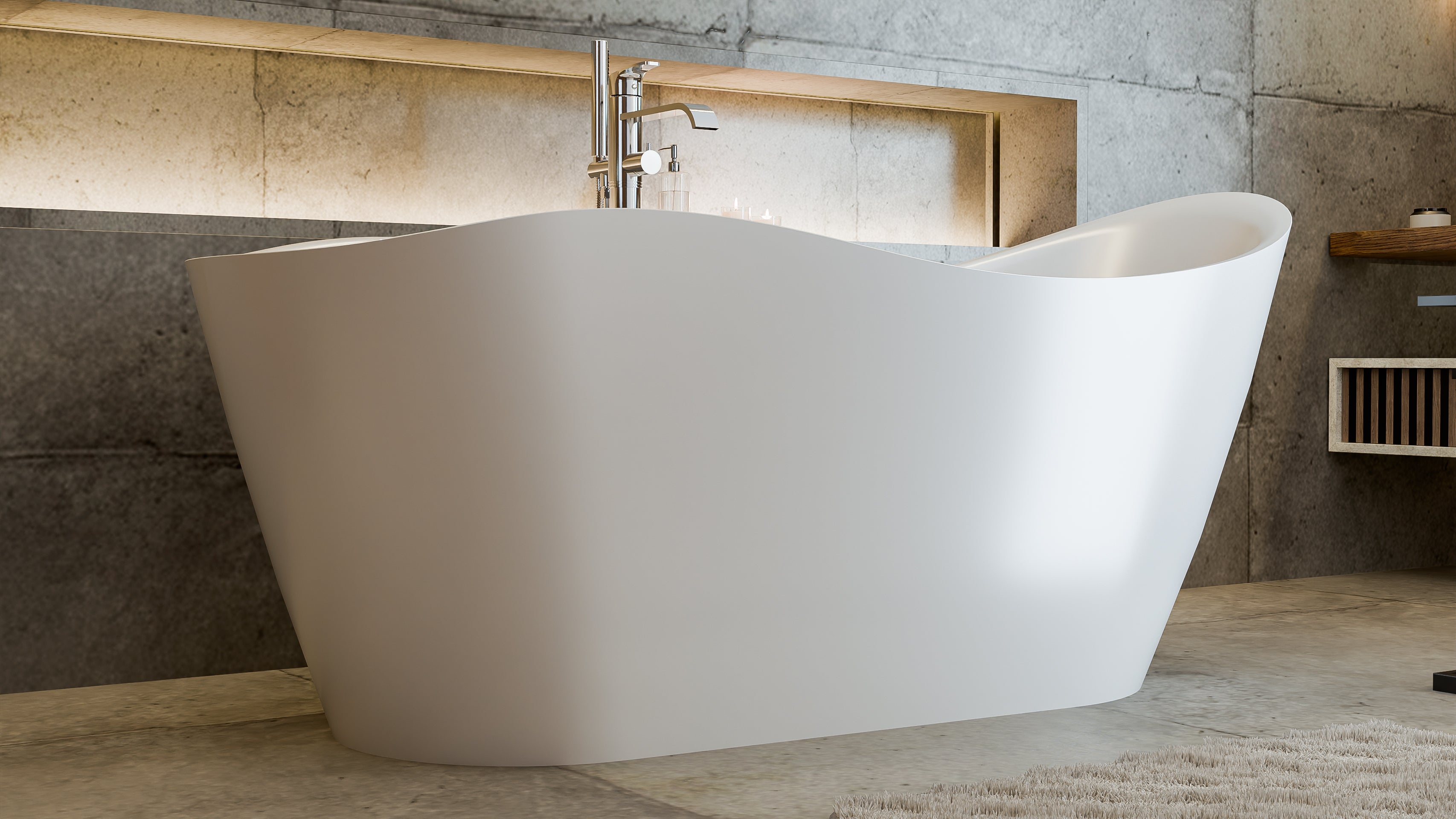 Mirage 65-3/8 x 28 x 29 Bathtub