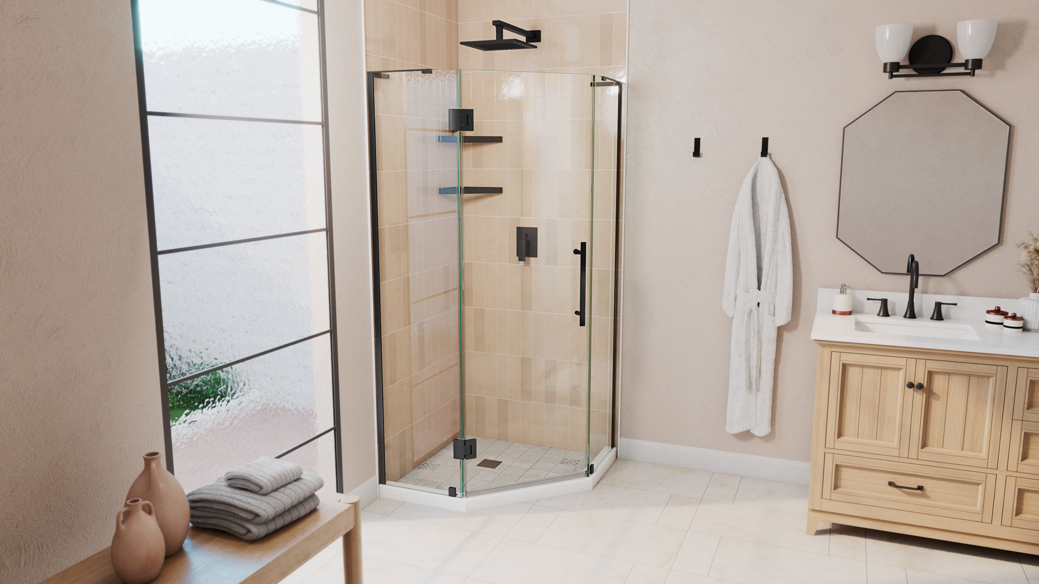 DreamLine Prism Plus 34" W Shower Enclosure