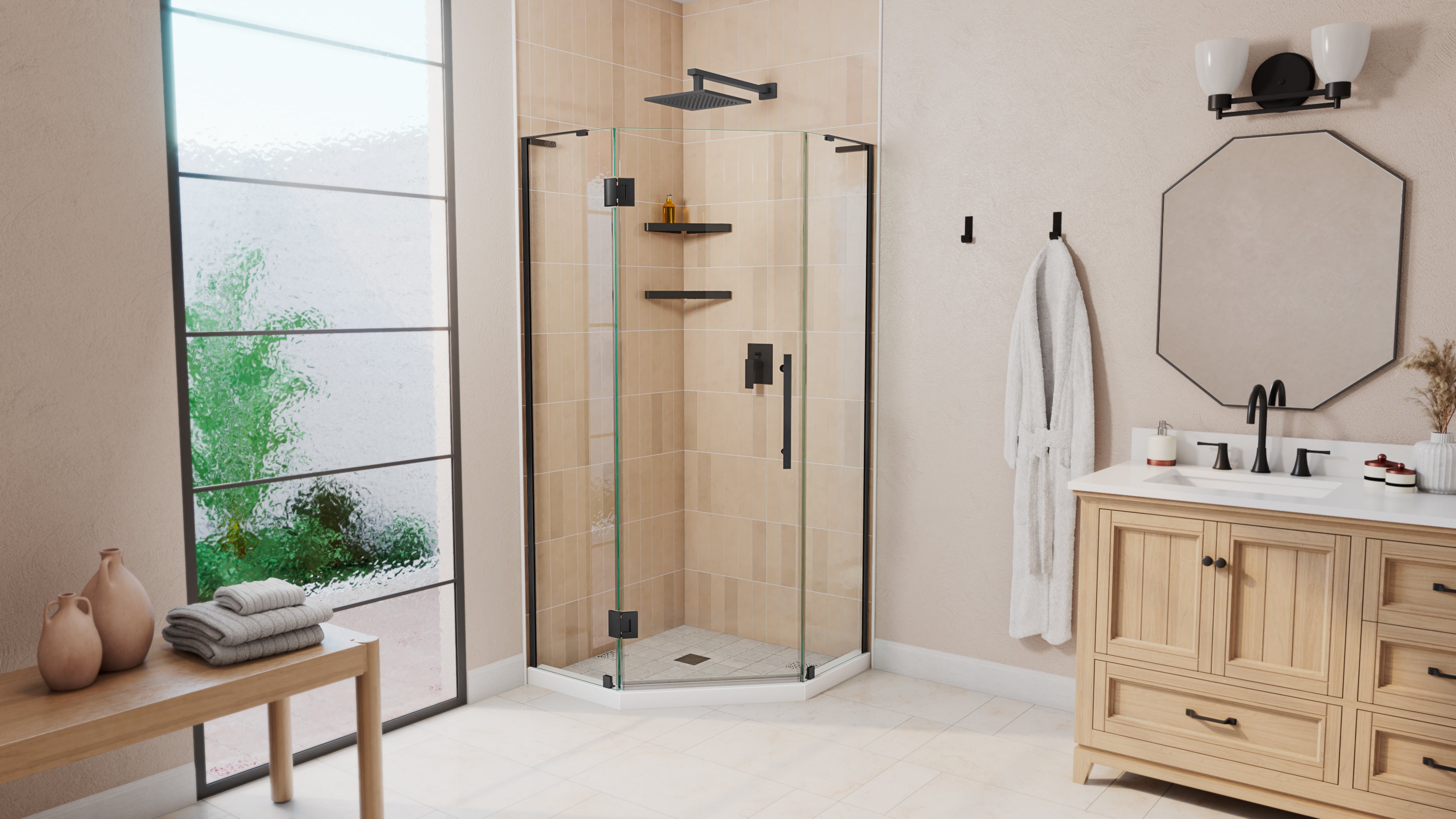 DreamLine Prism Plus 34" W Shower Enclosure
