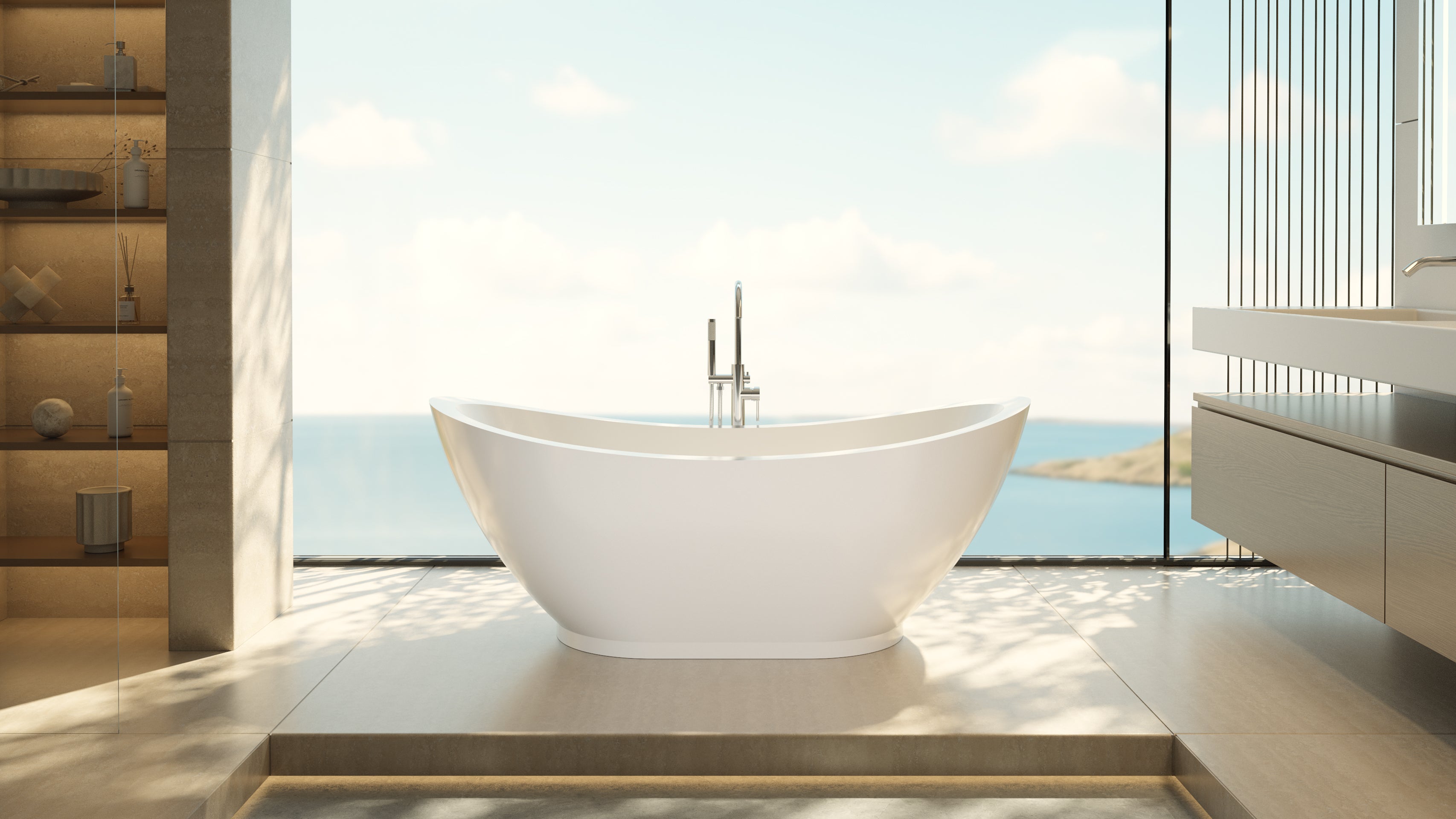 Prospero 69 x 32-1/2 x 27 Bathtub