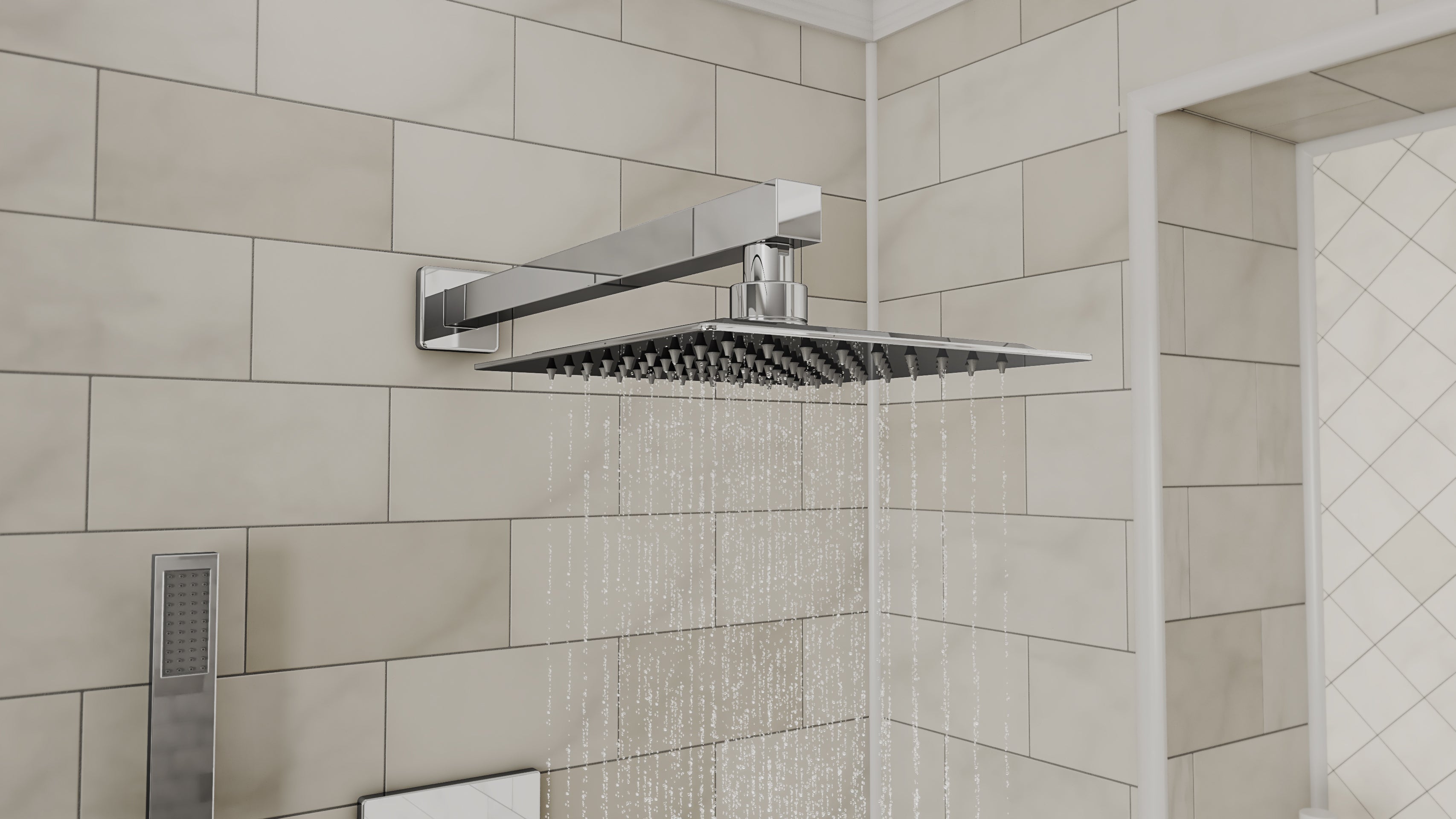 Ascend Square Shower Head