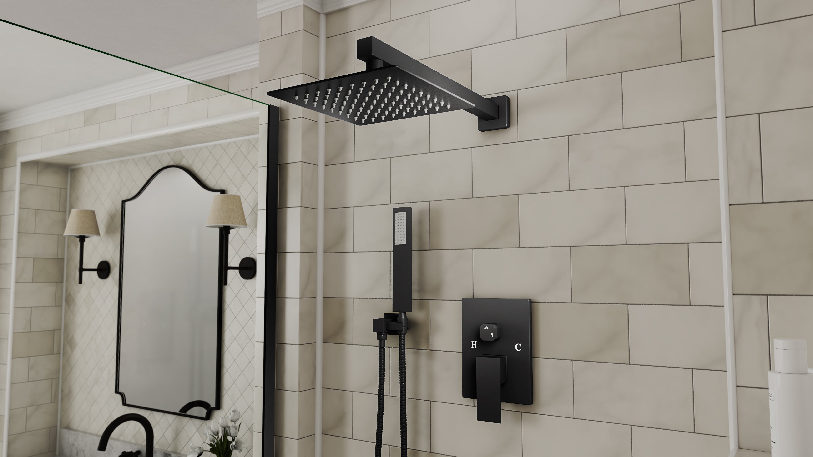 Ascend Square Shower Head