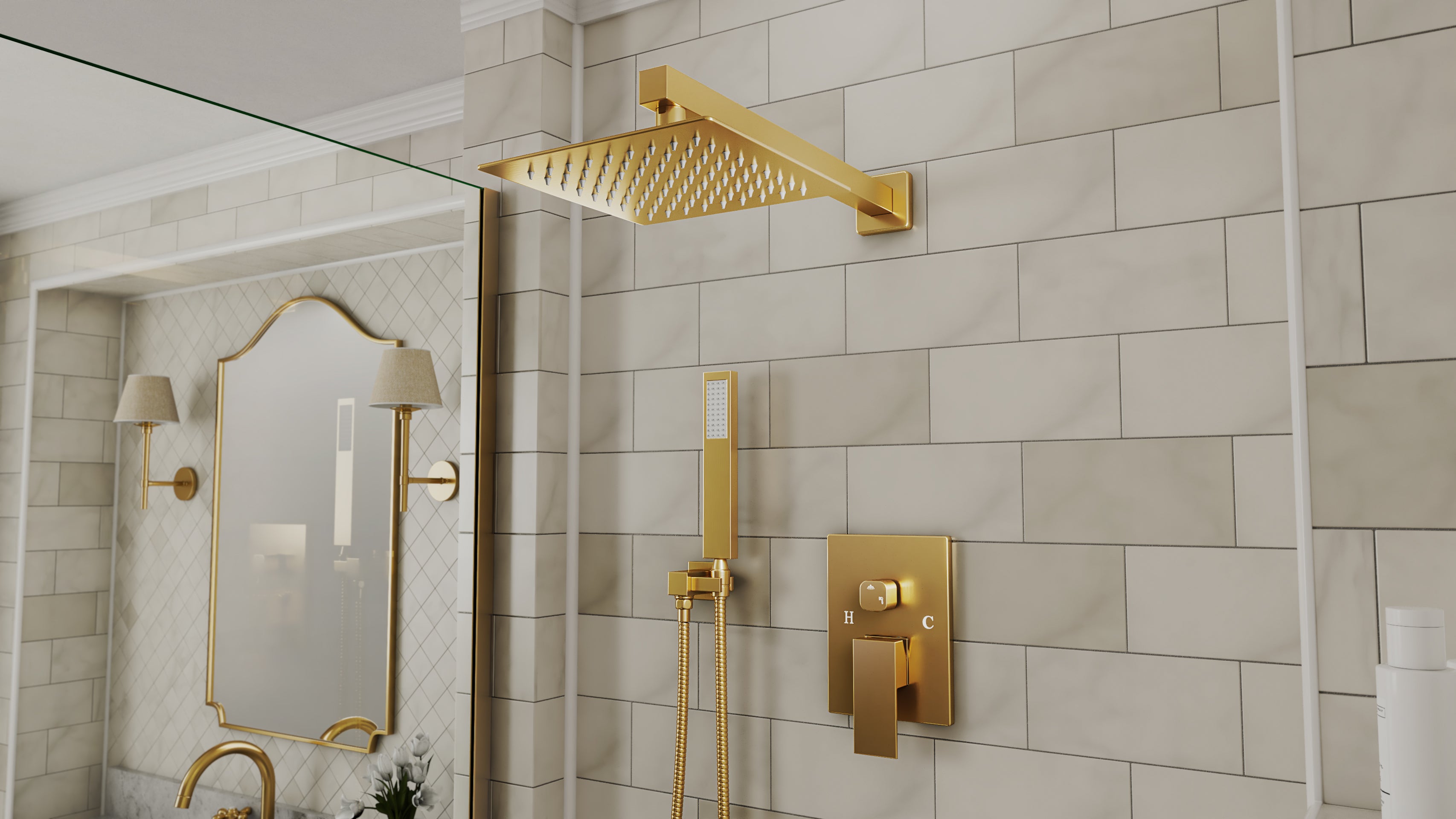 Ascend Square Shower Head