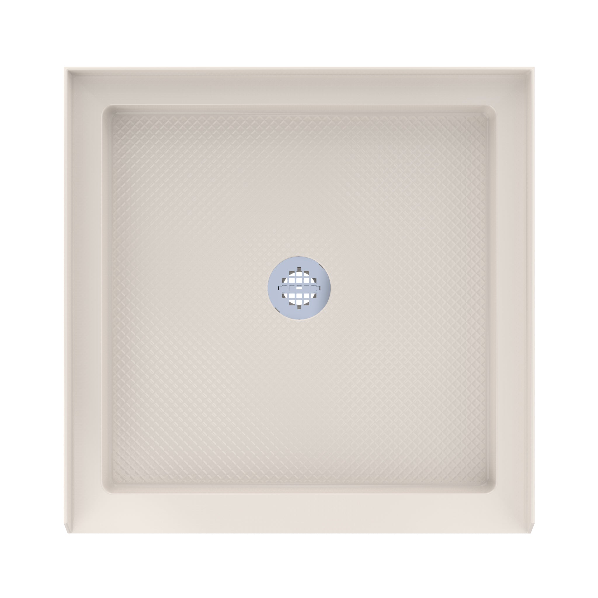 DreamLine SlimLine 36" D x 36" W x 2 3/4" H Alcove Shower Base & 2" Center Round Drain