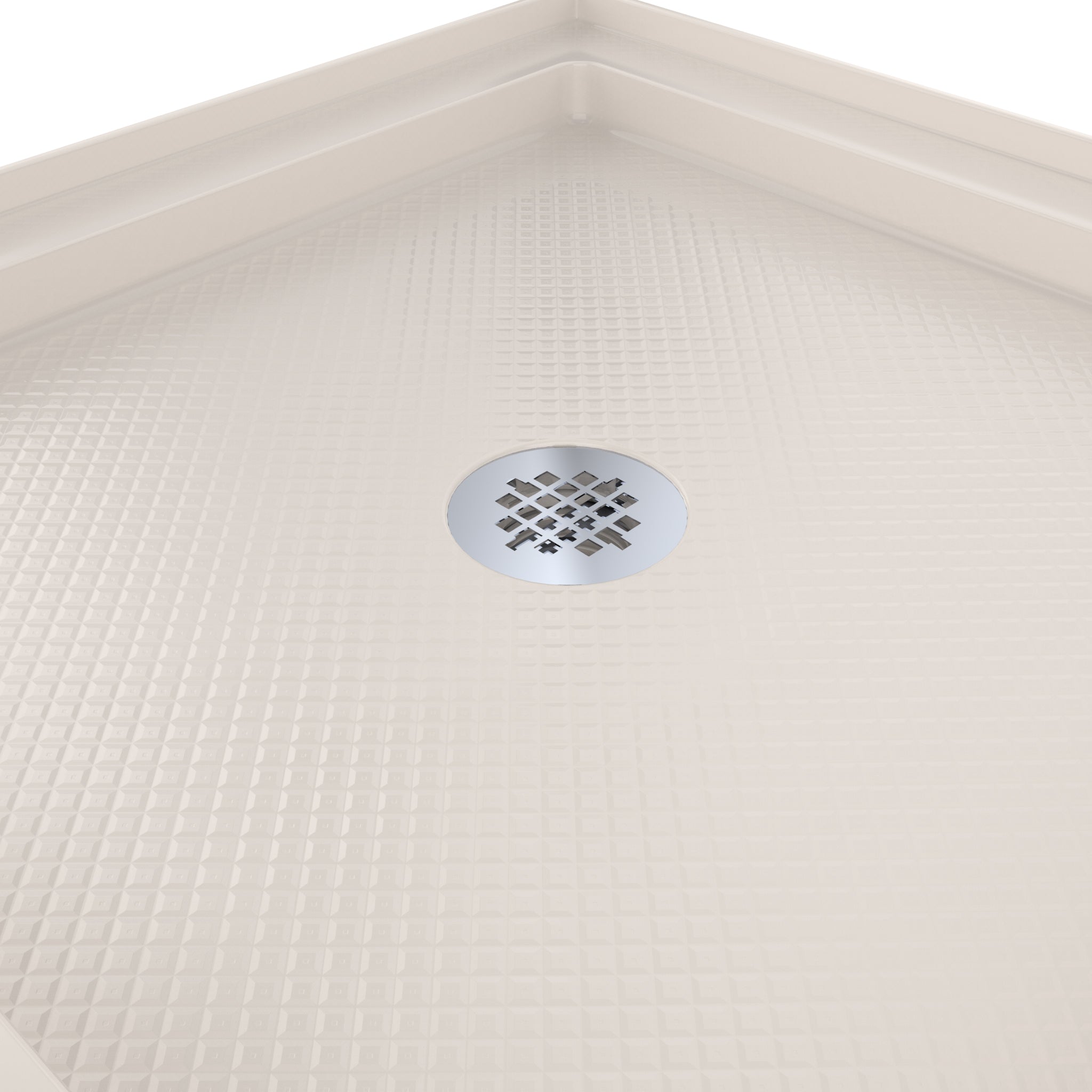 DreamLine SlimLine 36" D x 36" W x 2 3/4" H Alcove Shower Base & 2" Center Round Drain