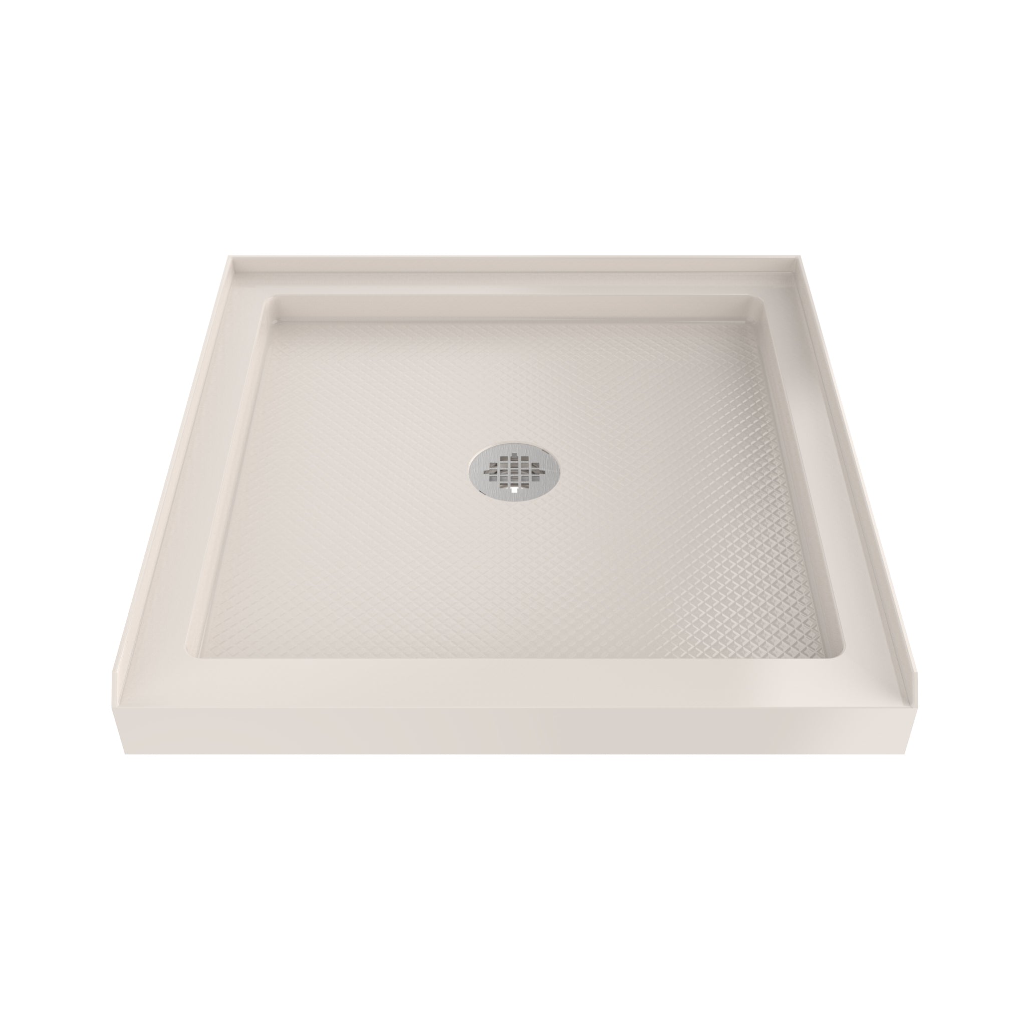 DreamLine SlimLine 36" D x 36" W x 2 3/4" H Alcove Shower Base & 2" Center Round Drain