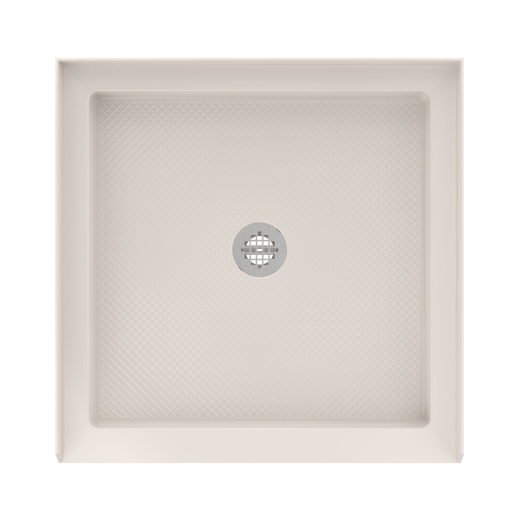 DreamLine SlimLine 36" D x 36" W x 2 3/4" H Alcove Shower Base & 2" Center Round Drain