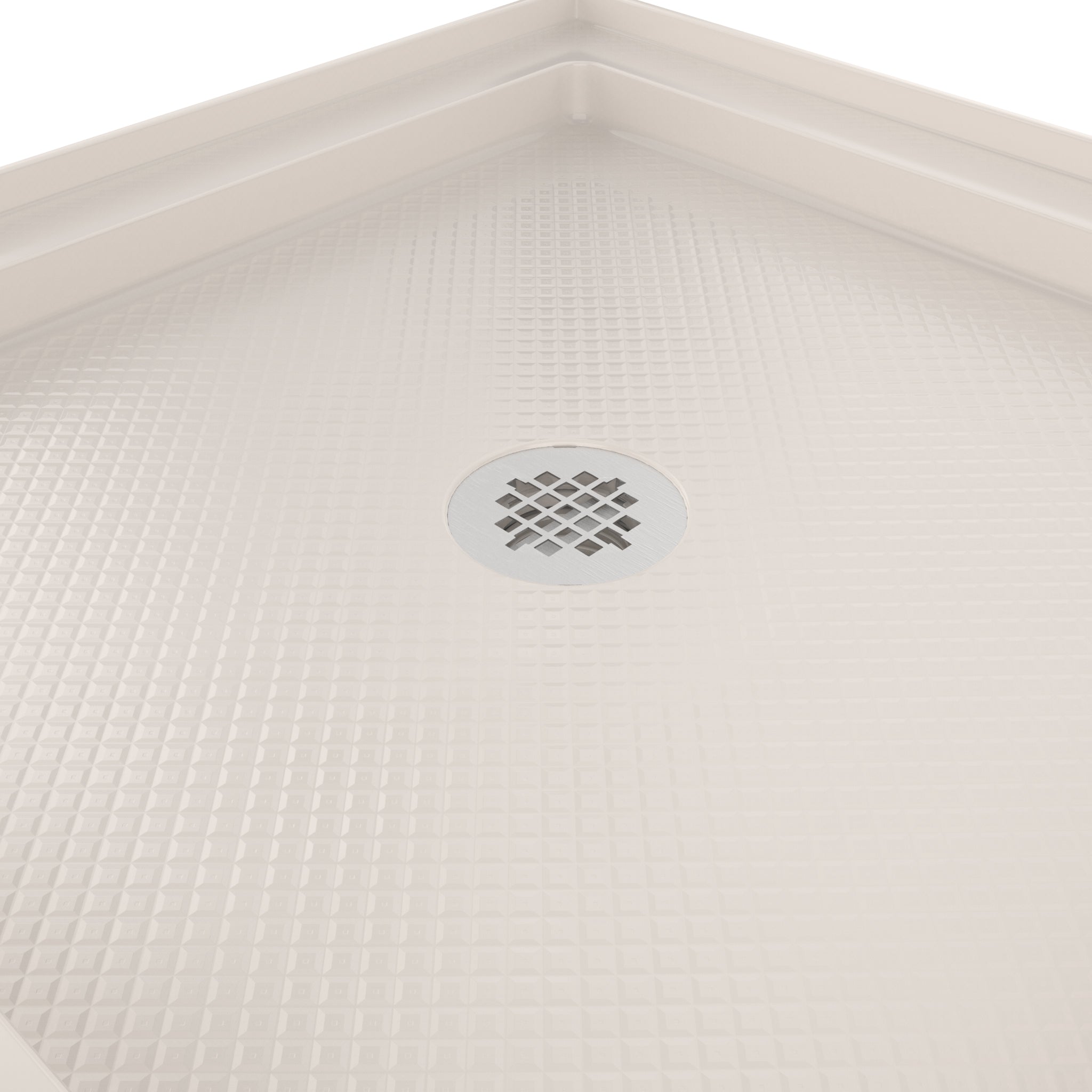 DreamLine SlimLine 36" D x 36" W x 2 3/4" H Alcove Shower Base & 2" Center Round Drain