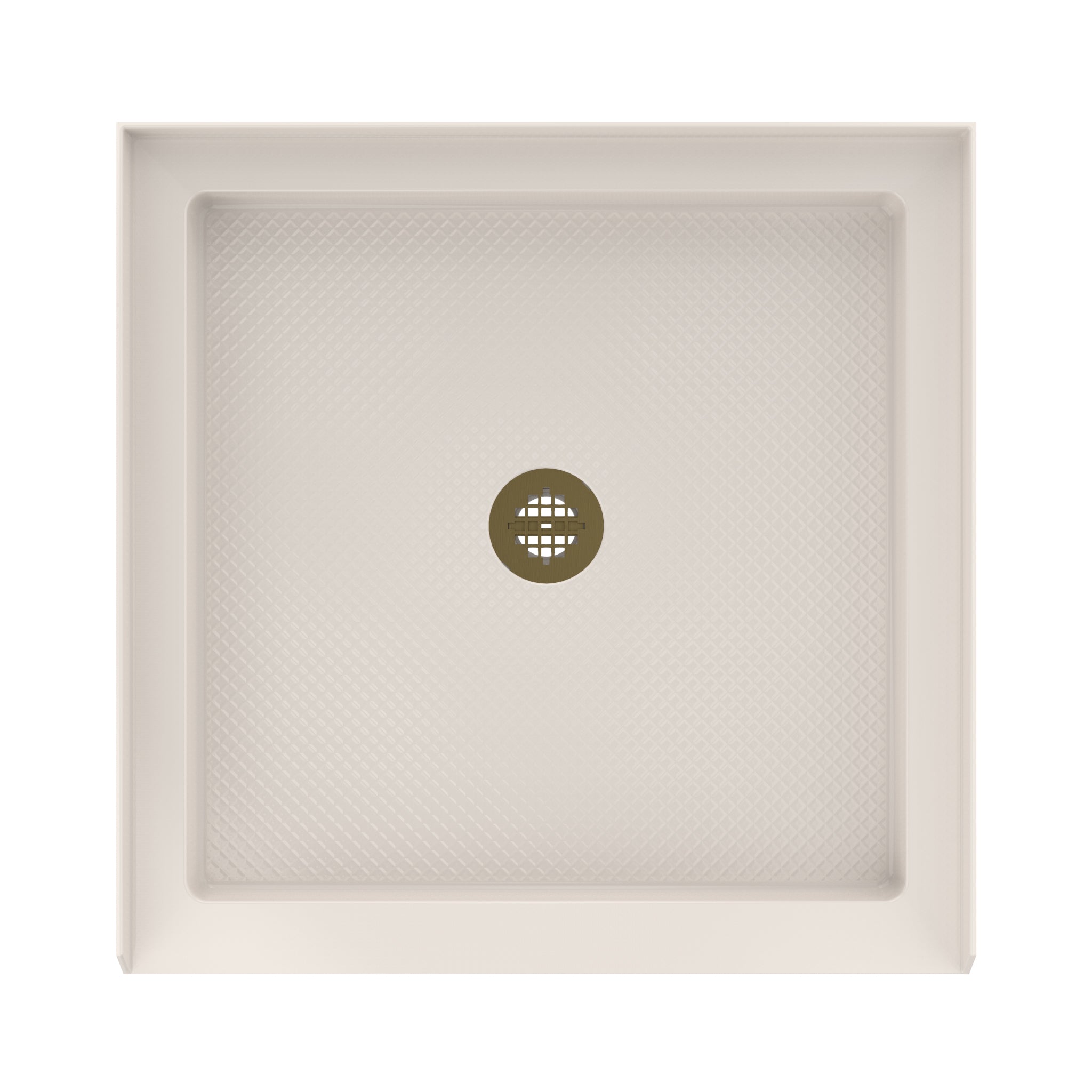 DreamLine SlimLine 36" D x 36" W x 2 3/4" H Alcove Shower Base & 2" Center Round Drain