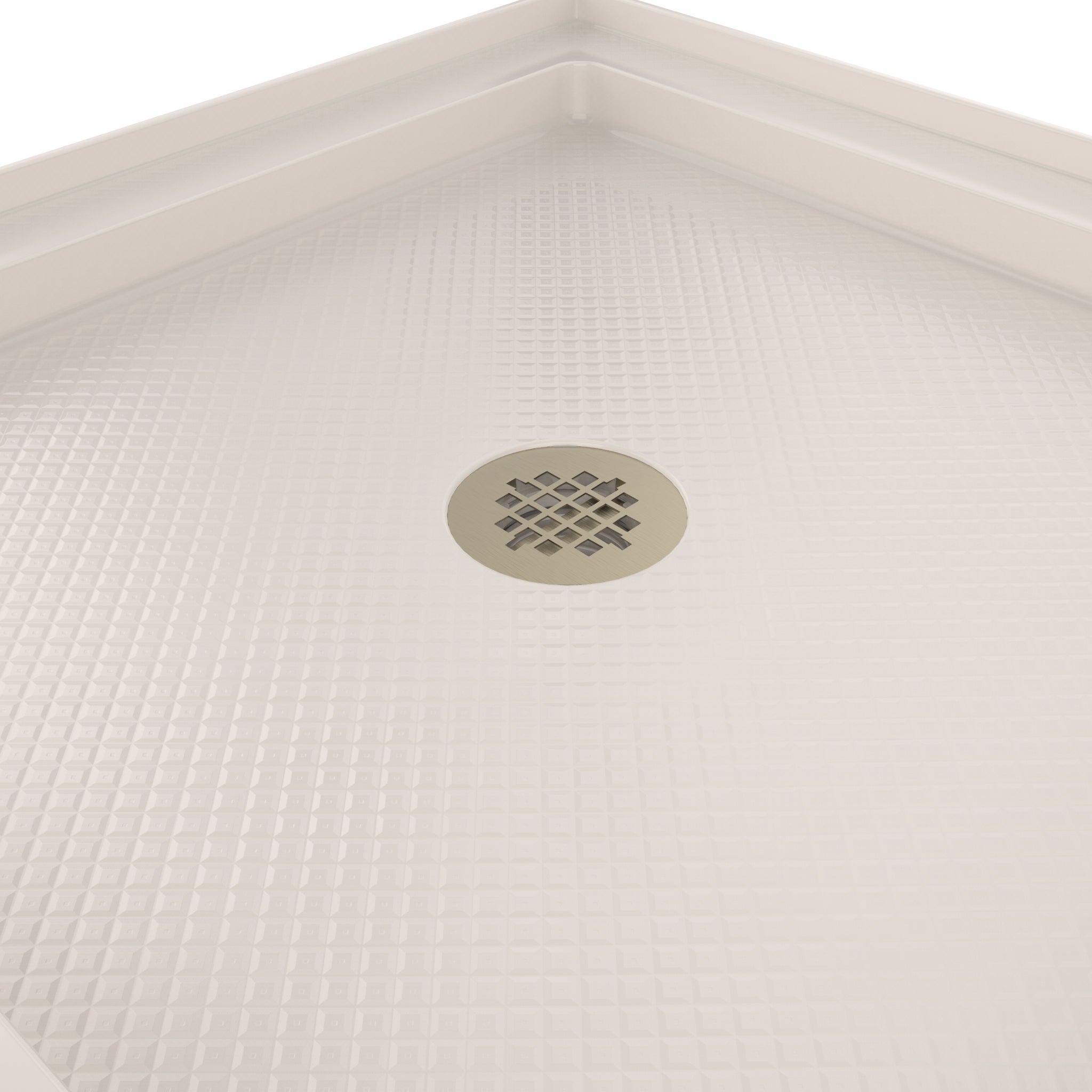 DreamLine SlimLine 36" D x 36" W x 2 3/4" H Alcove Shower Base & 2" Center Round Drain