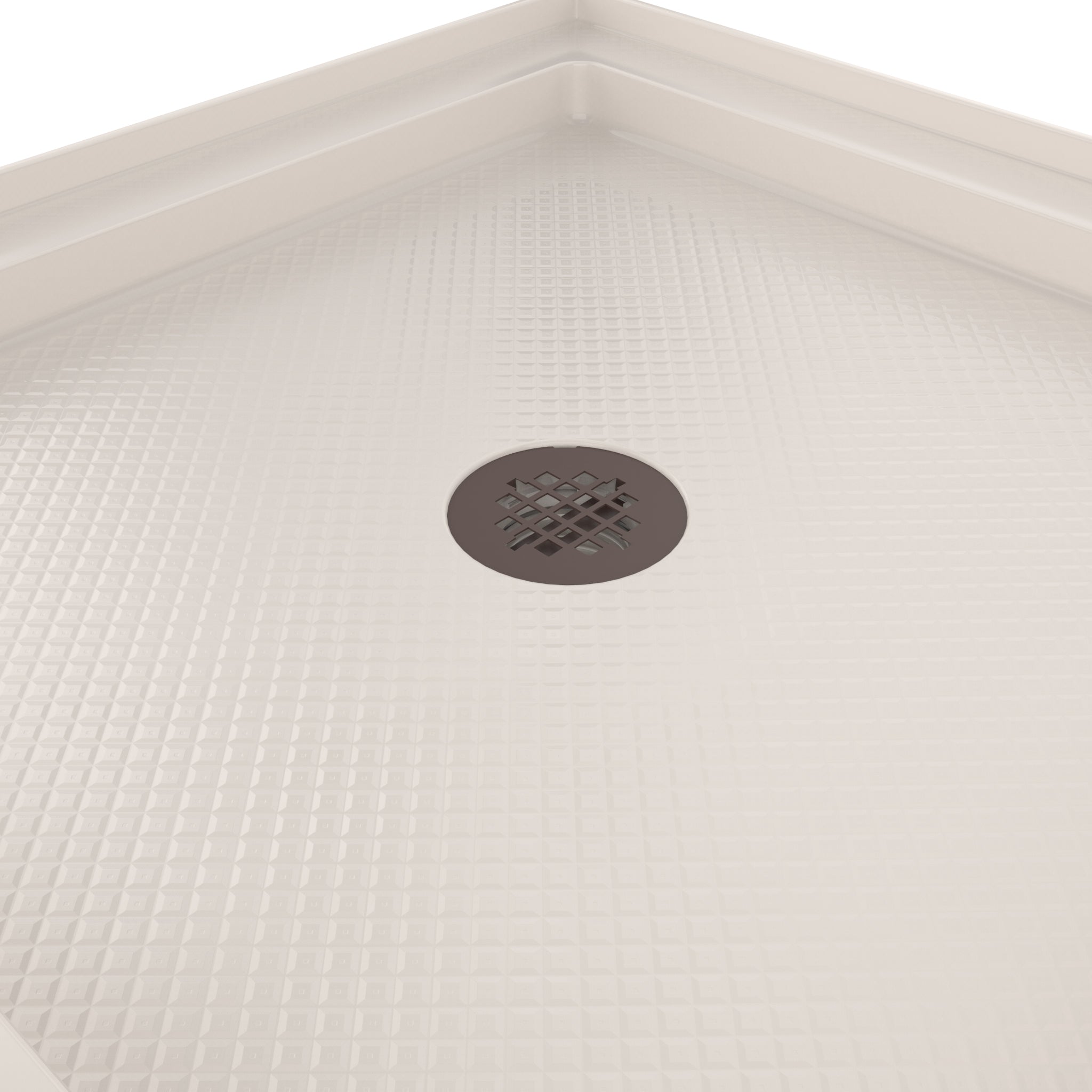 DreamLine SlimLine 36" D x 36" W x 2 3/4" H Alcove Shower Base & 2" Center Round Drain