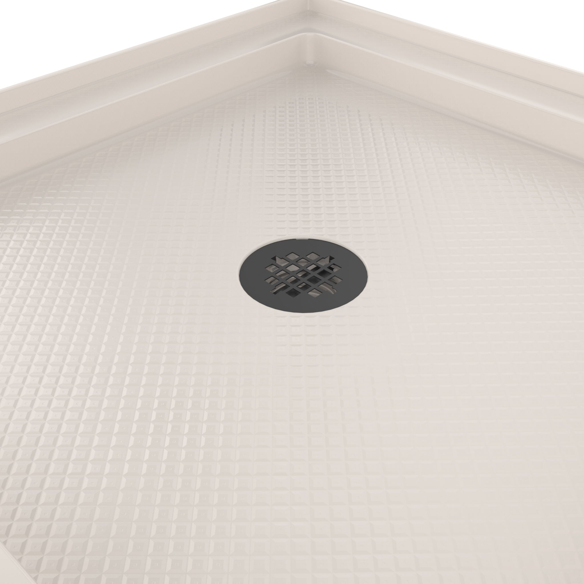 DreamLine SlimLine 36" D x 36" W x 2 3/4" H Alcove Shower Base & 2" Center Round Drain