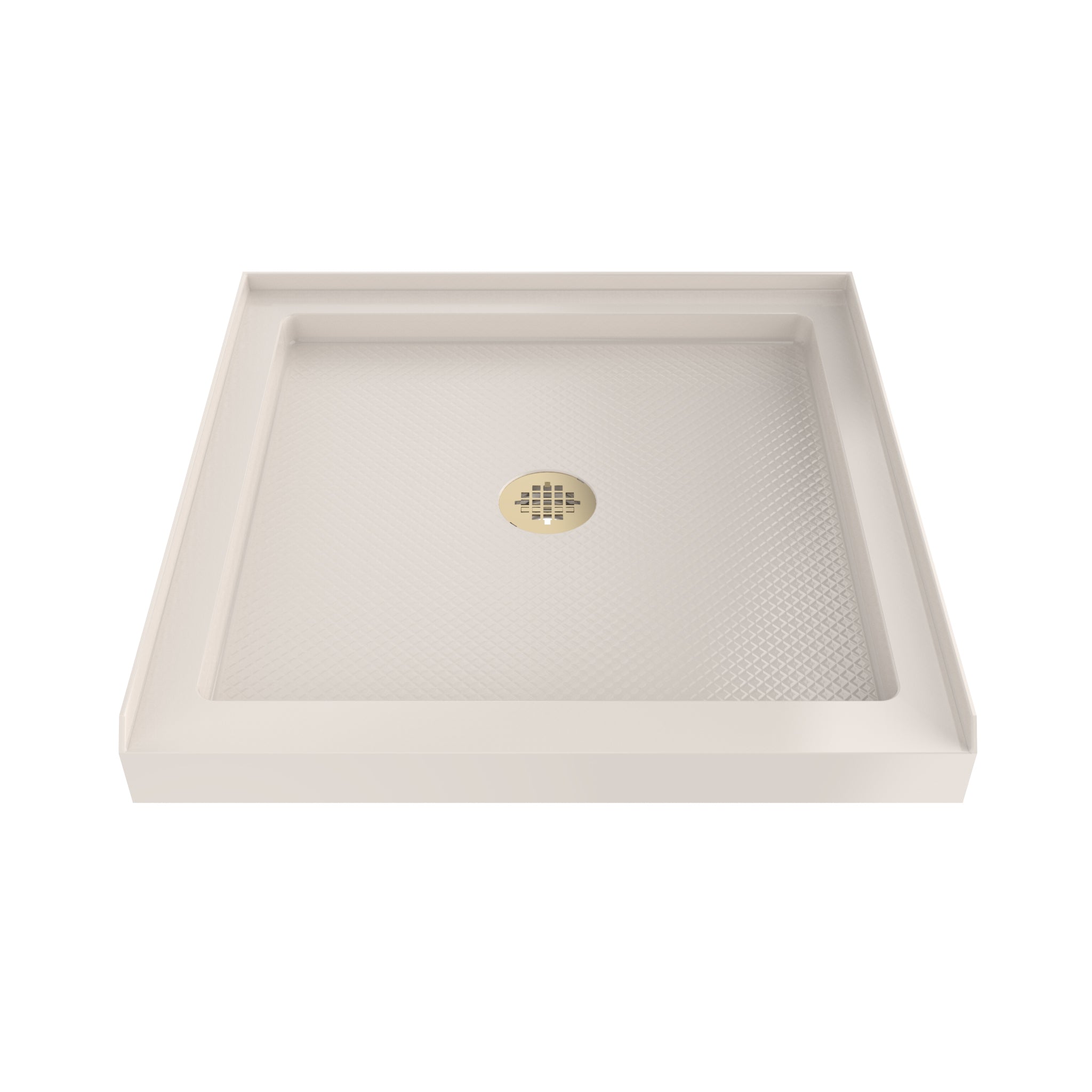 DreamLine SlimLine 36" D x 36" W x 2 3/4" H Alcove Shower Base & 2" Center Round Drain