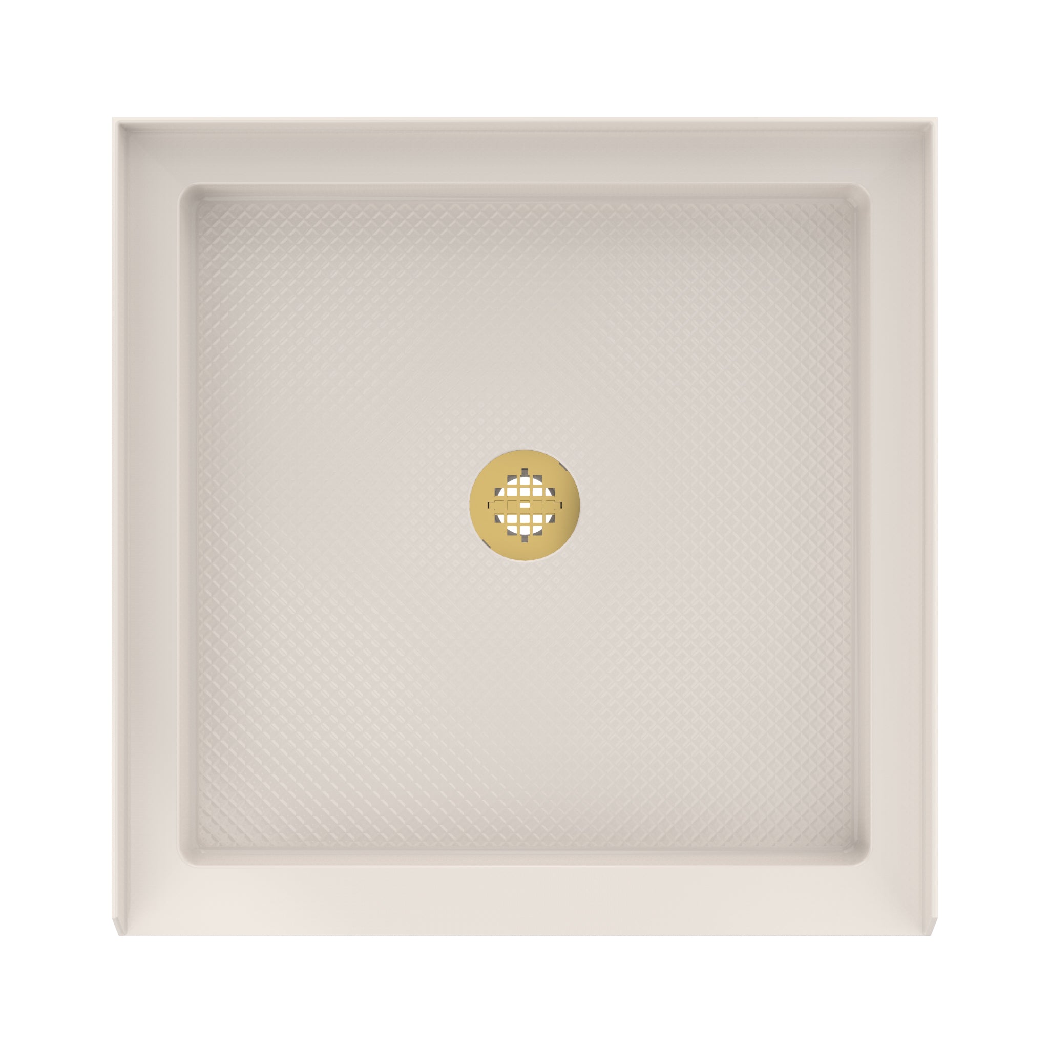DreamLine SlimLine 36" D x 36" W x 2 3/4" H Alcove Shower Base & 2" Center Round Drain