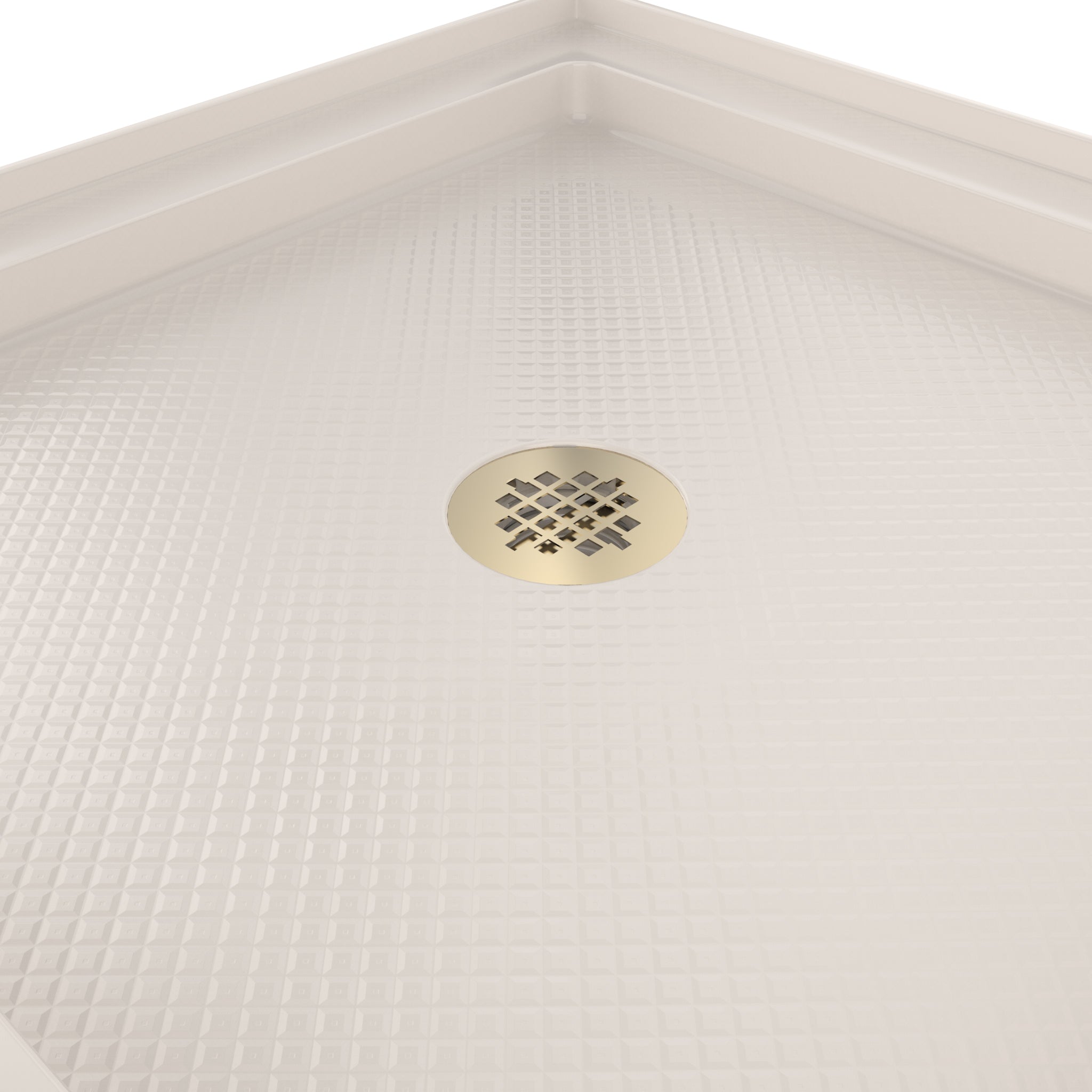 DreamLine SlimLine 36" D x 36" W x 2 3/4" H Alcove Shower Base & 2" Center Round Drain