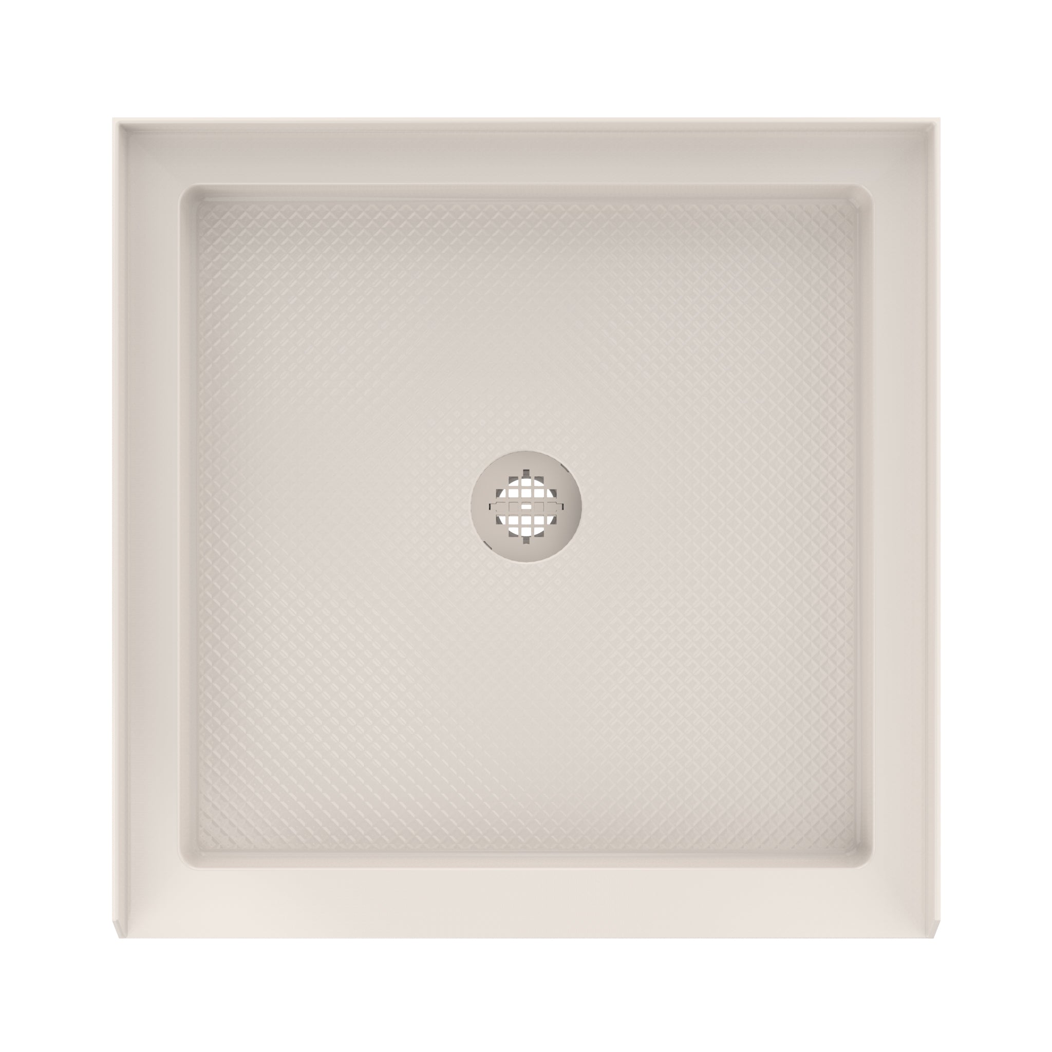 DreamLine SlimLine 36" D x 36" W x 2 3/4" H Alcove Shower Base & 2" Center Round Drain