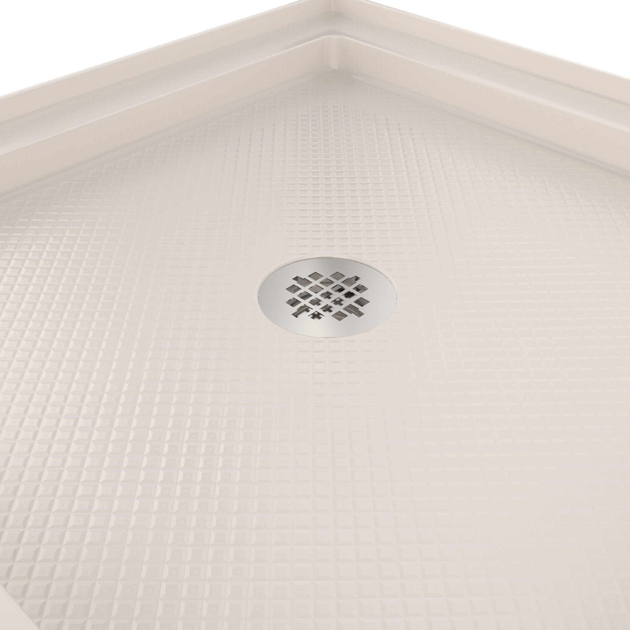 DreamLine SlimLine 36" D x 36" W x 2 3/4" H Alcove Shower Base & 2" Center Round Drain