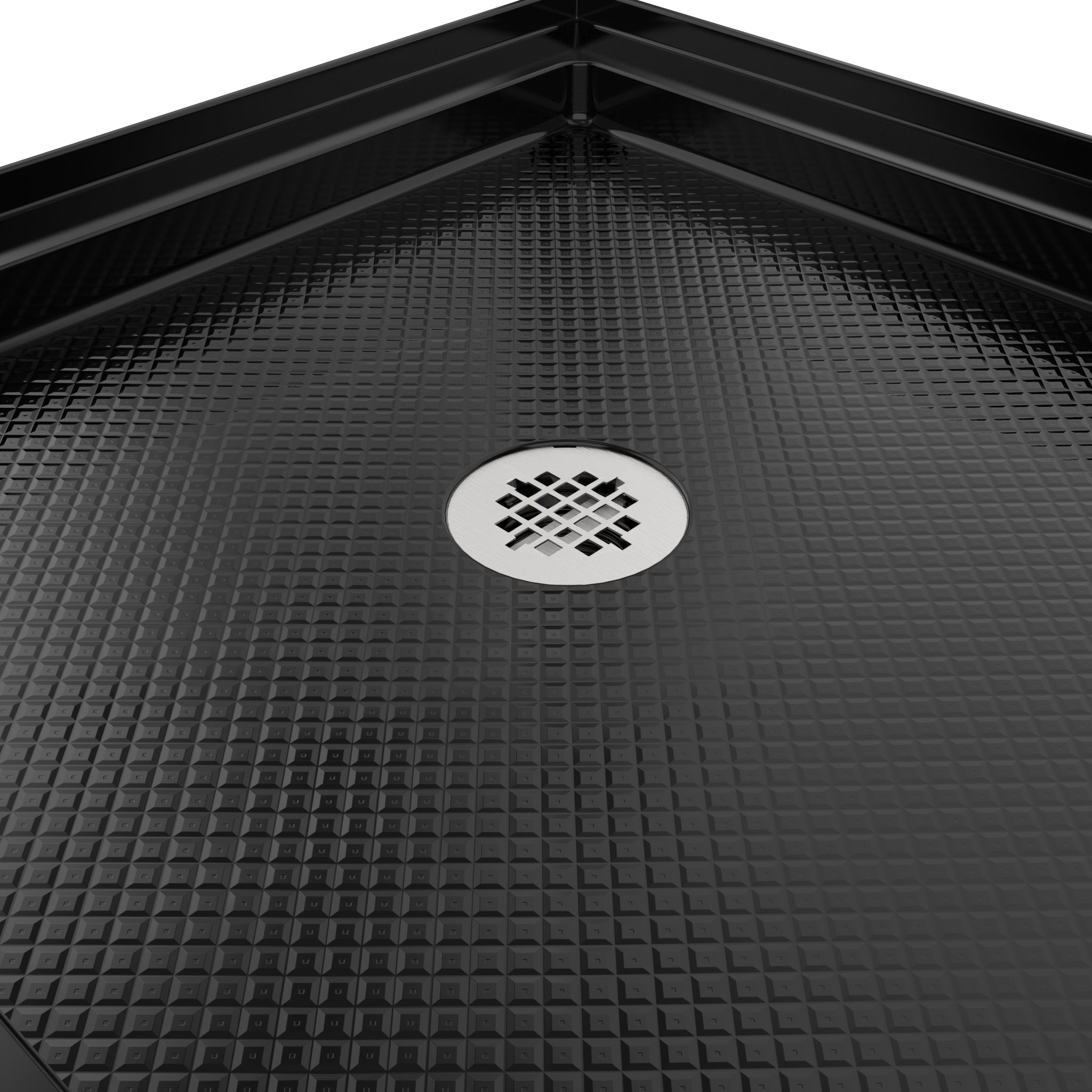 DreamLine SlimLine 36" D x 36" W x 2 3/4" H Alcove Shower Base & 2" Center Round Drain
