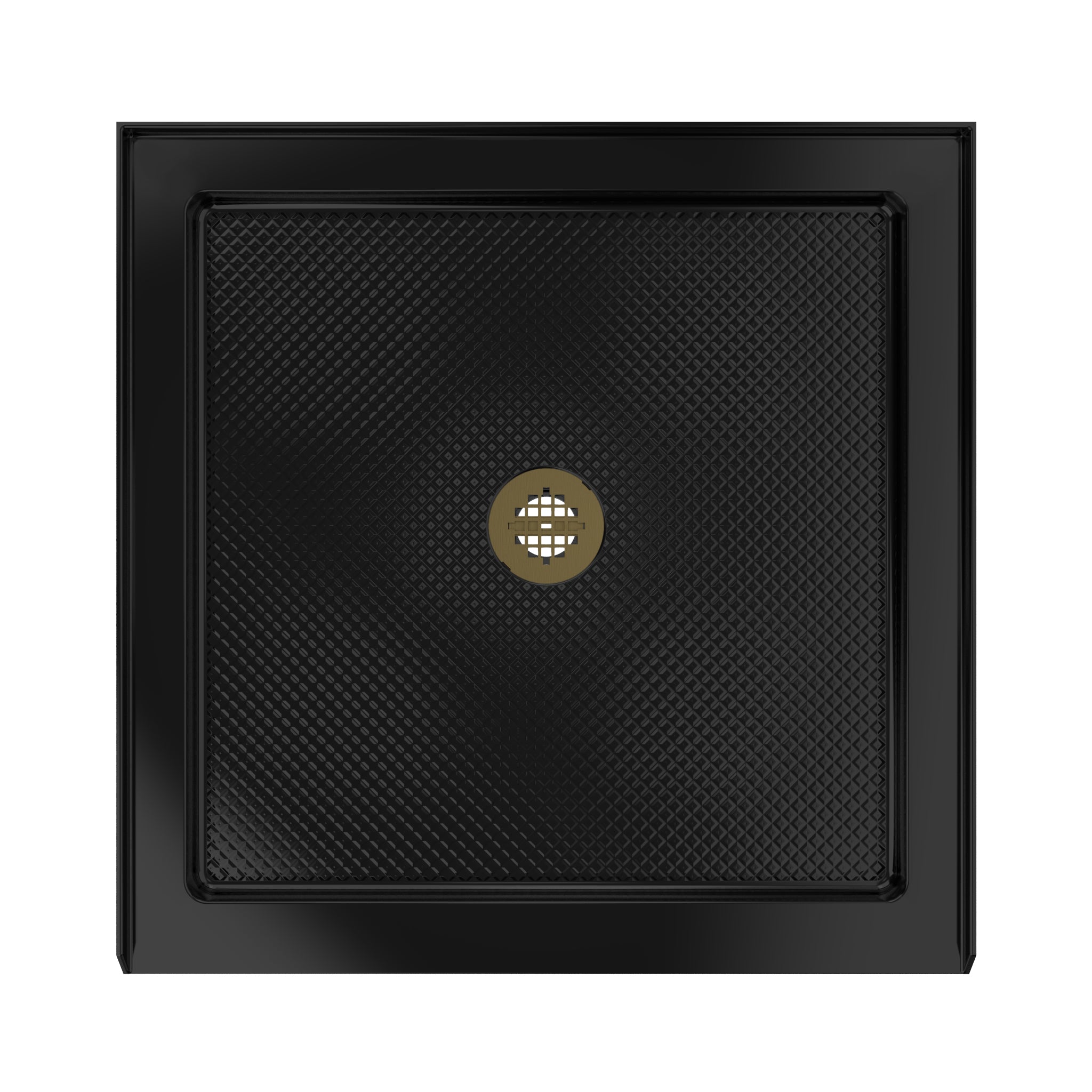 DreamLine SlimLine 36" D x 36" W x 2 3/4" H Alcove Shower Base & 2" Center Round Drain
