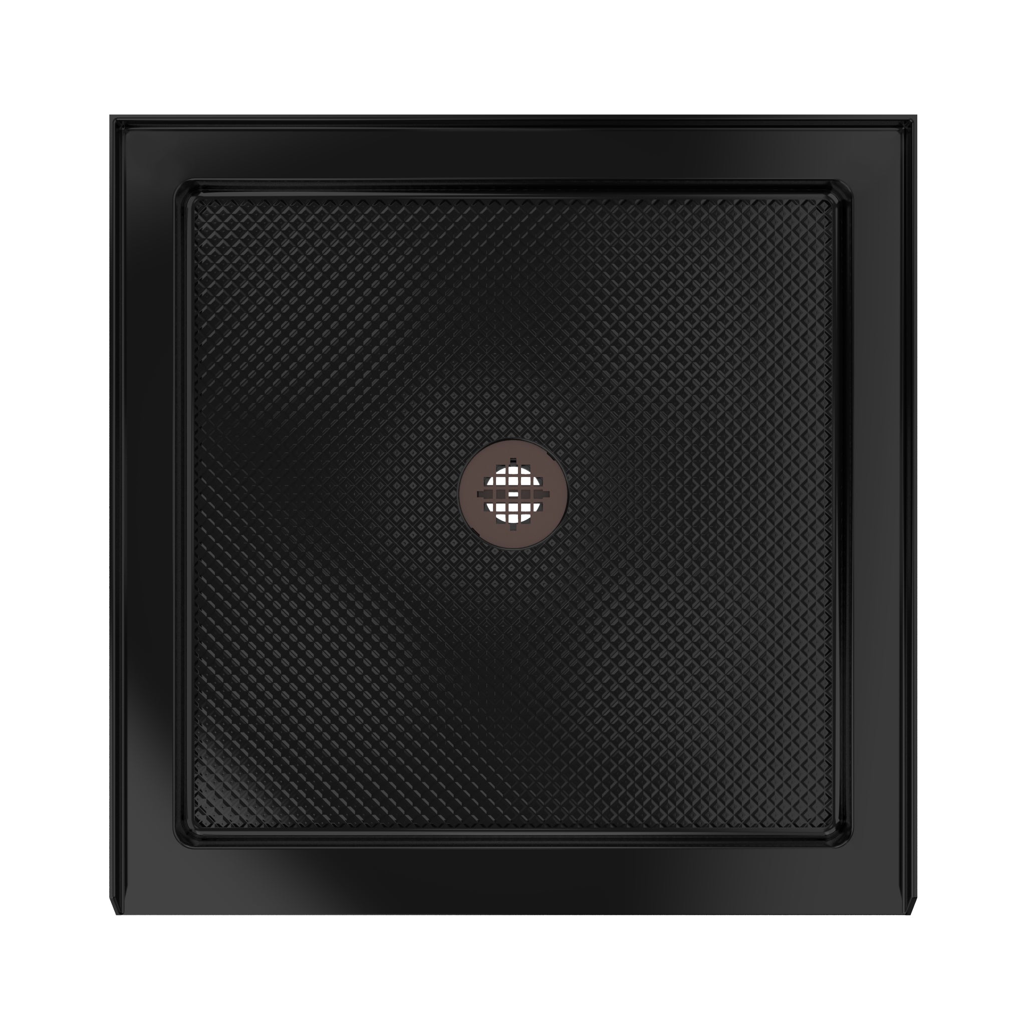 DreamLine SlimLine 36" D x 36" W x 2 3/4" H Alcove Shower Base & 2" Center Round Drain