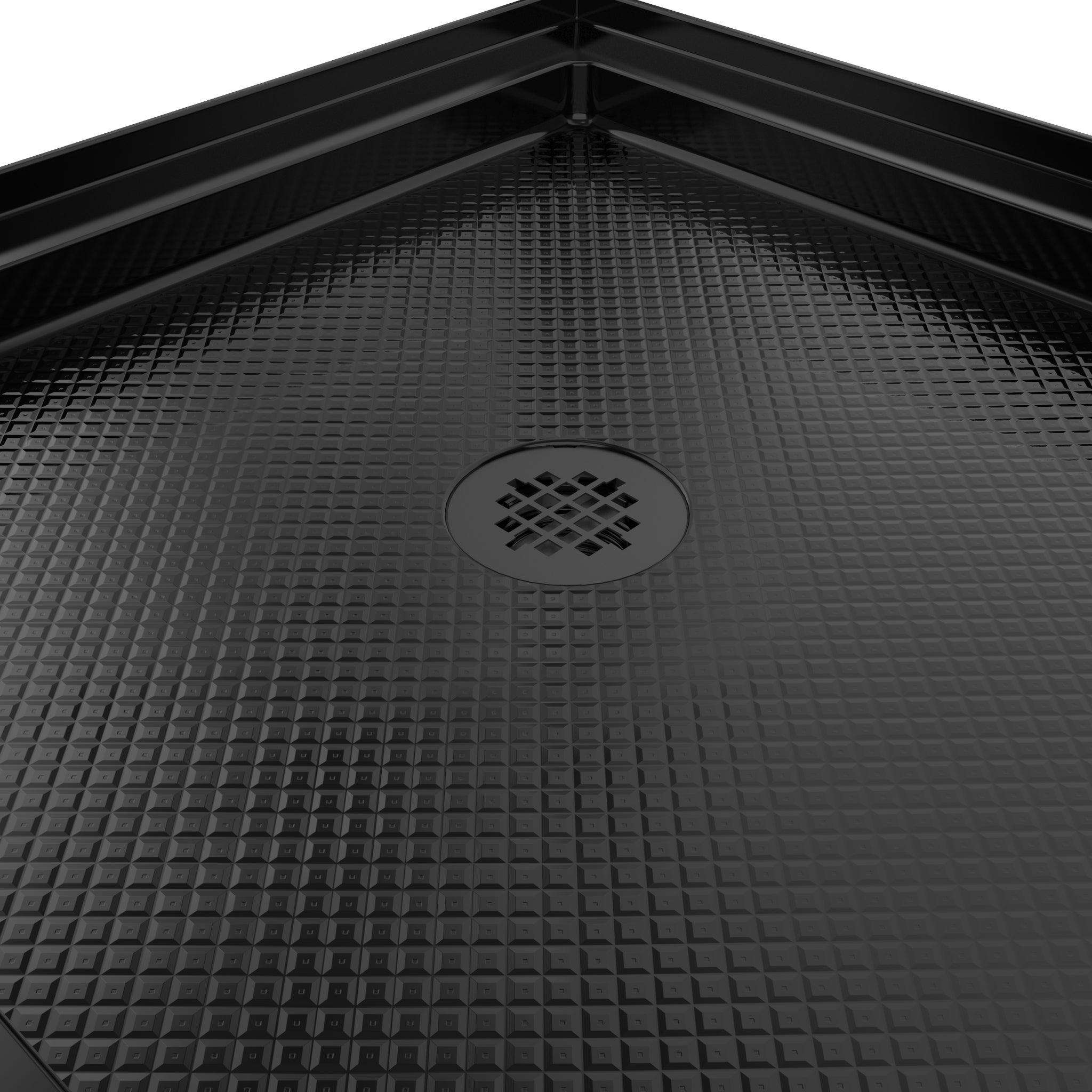 DreamLine SlimLine 36" D x 36" W x 2 3/4" H Alcove Shower Base & 2" Center Round Drain