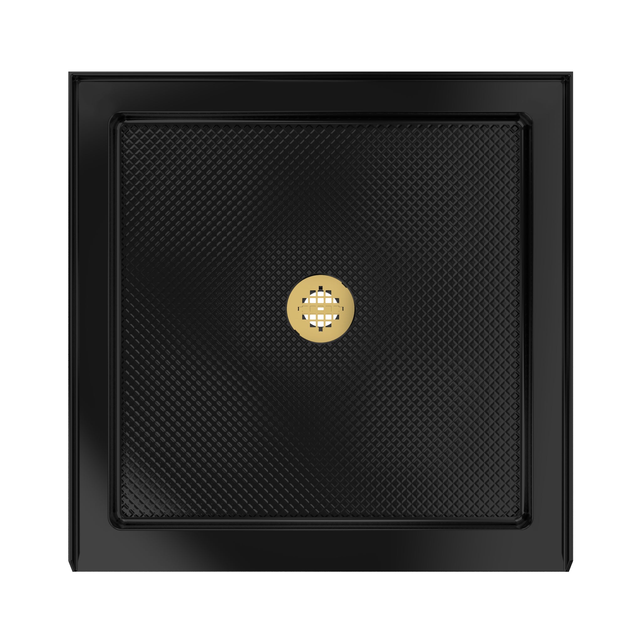 DreamLine SlimLine 36" D x 36" W x 2 3/4" H Alcove Shower Base & 2" Center Round Drain