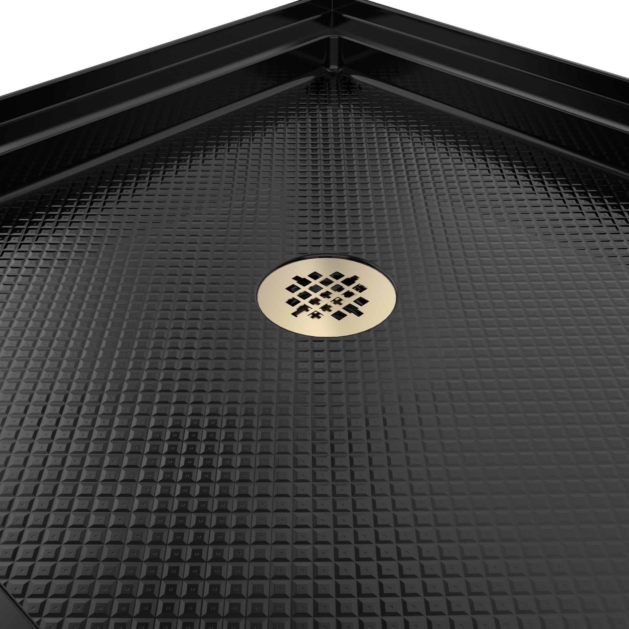 DreamLine SlimLine 36" D x 36" W x 2 3/4" H Alcove Shower Base & 2" Center Round Drain