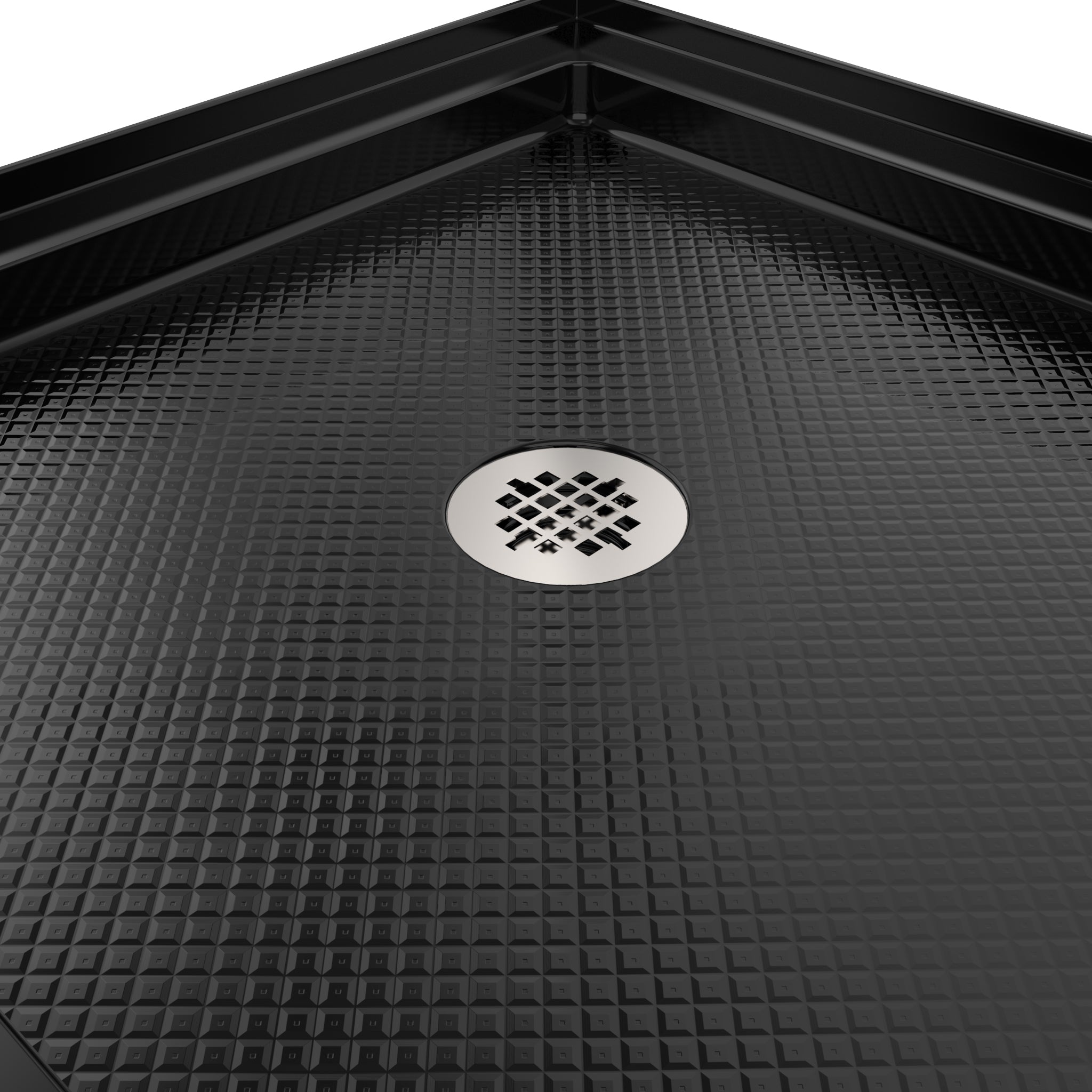 DreamLine SlimLine 36" D x 36" W x 2 3/4" H Alcove Shower Base & 2" Center Round Drain