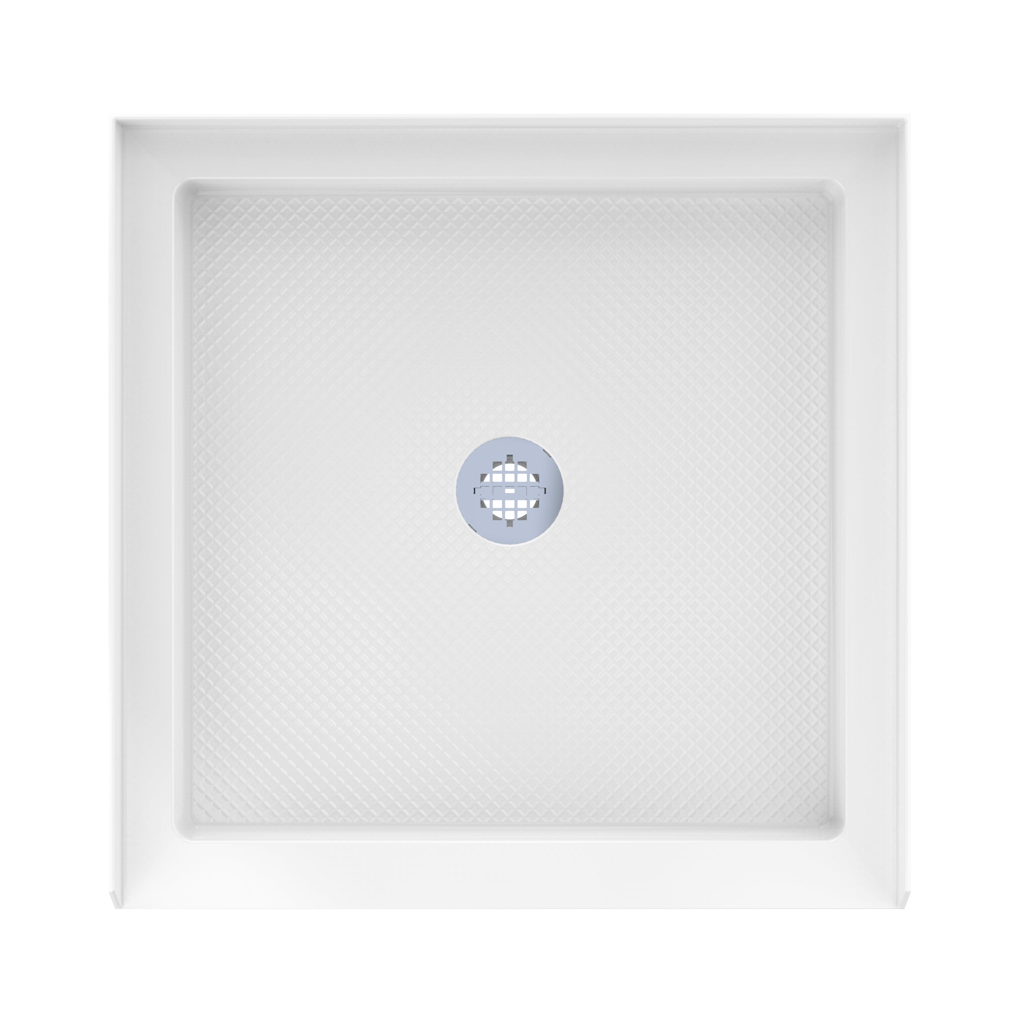 DreamLine SlimLine 36" D x 36" W x 2 3/4" H Alcove Shower Base & 2" Center Round Drain