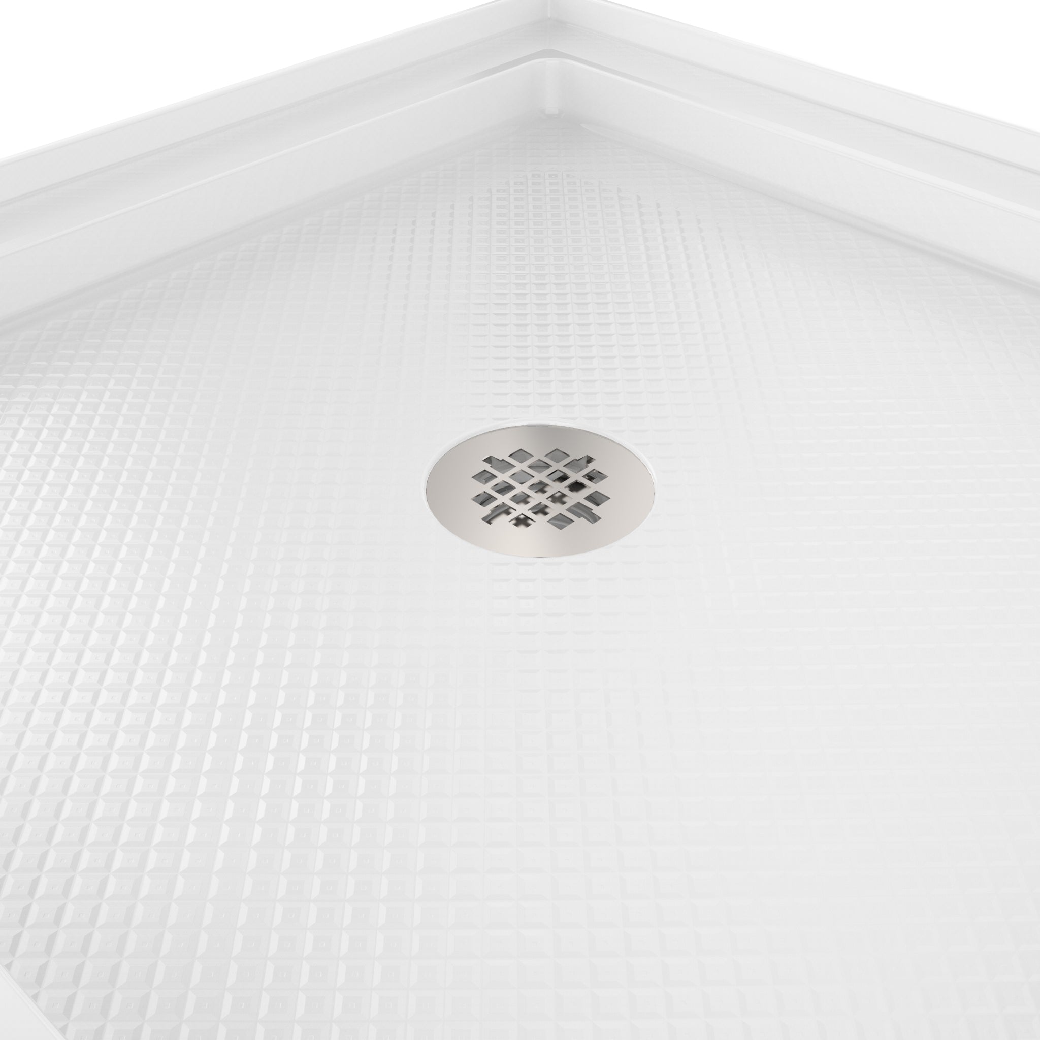 DreamLine SlimLine 36" D x 36" W x 2 3/4" H Alcove Shower Base & 2" Center Round Drain