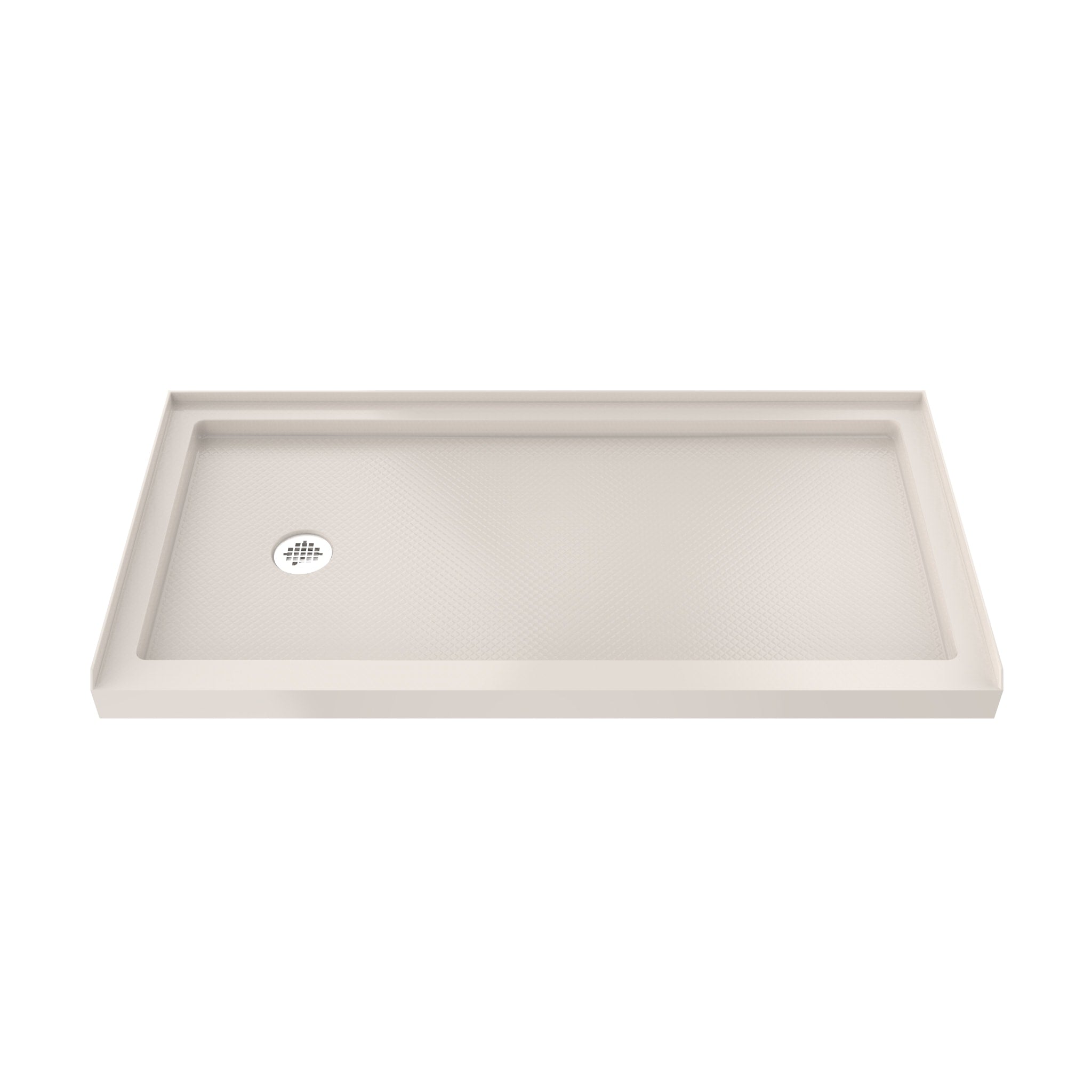 DreamLine SlimLine 36" D x 60" W x 2 3/4" H Alcove Shower Base & 2" LH Round Drain