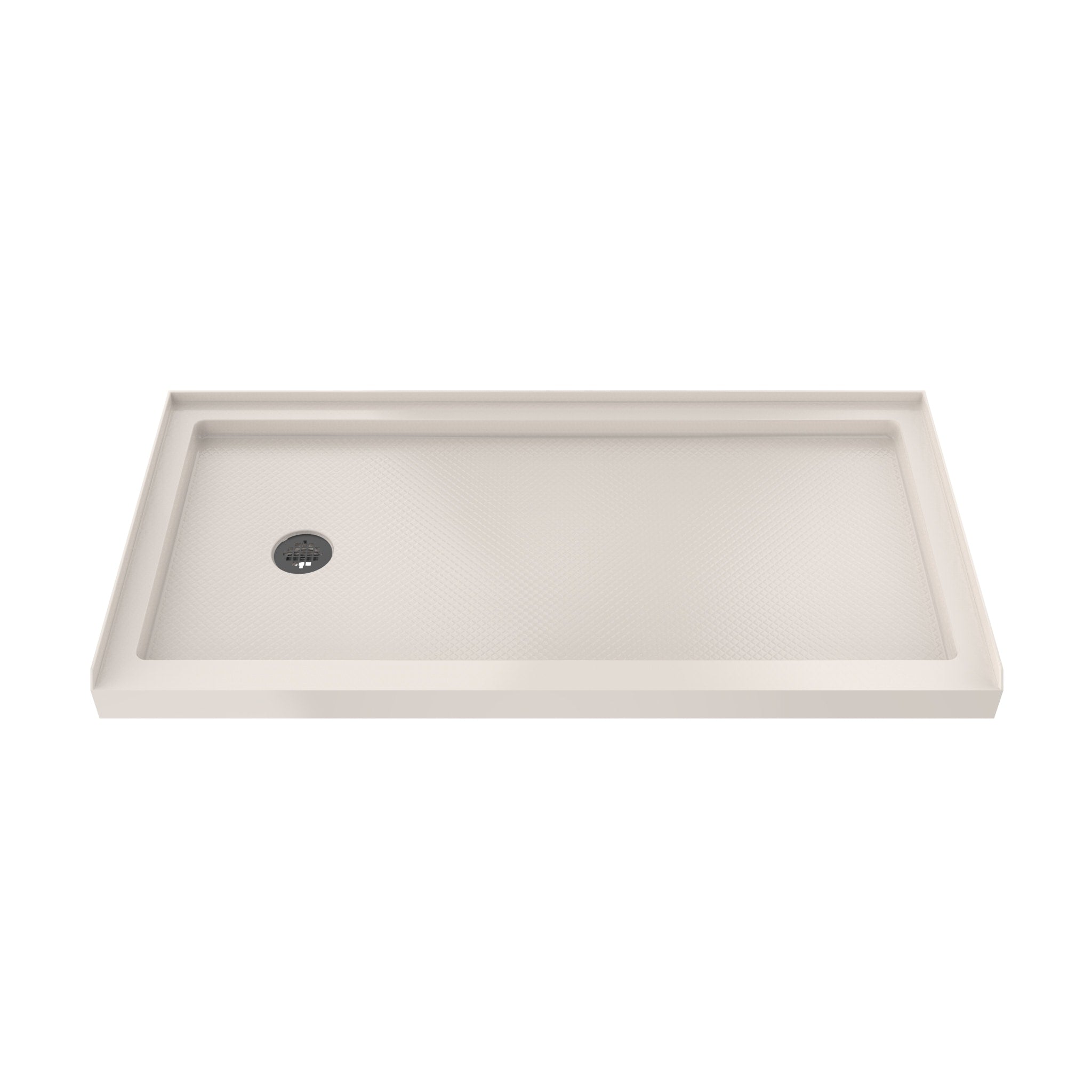 DreamLine SlimLine 30" D x 60" W x 2 3/4" H Alcove Shower Base & 2"  LH Round Drain