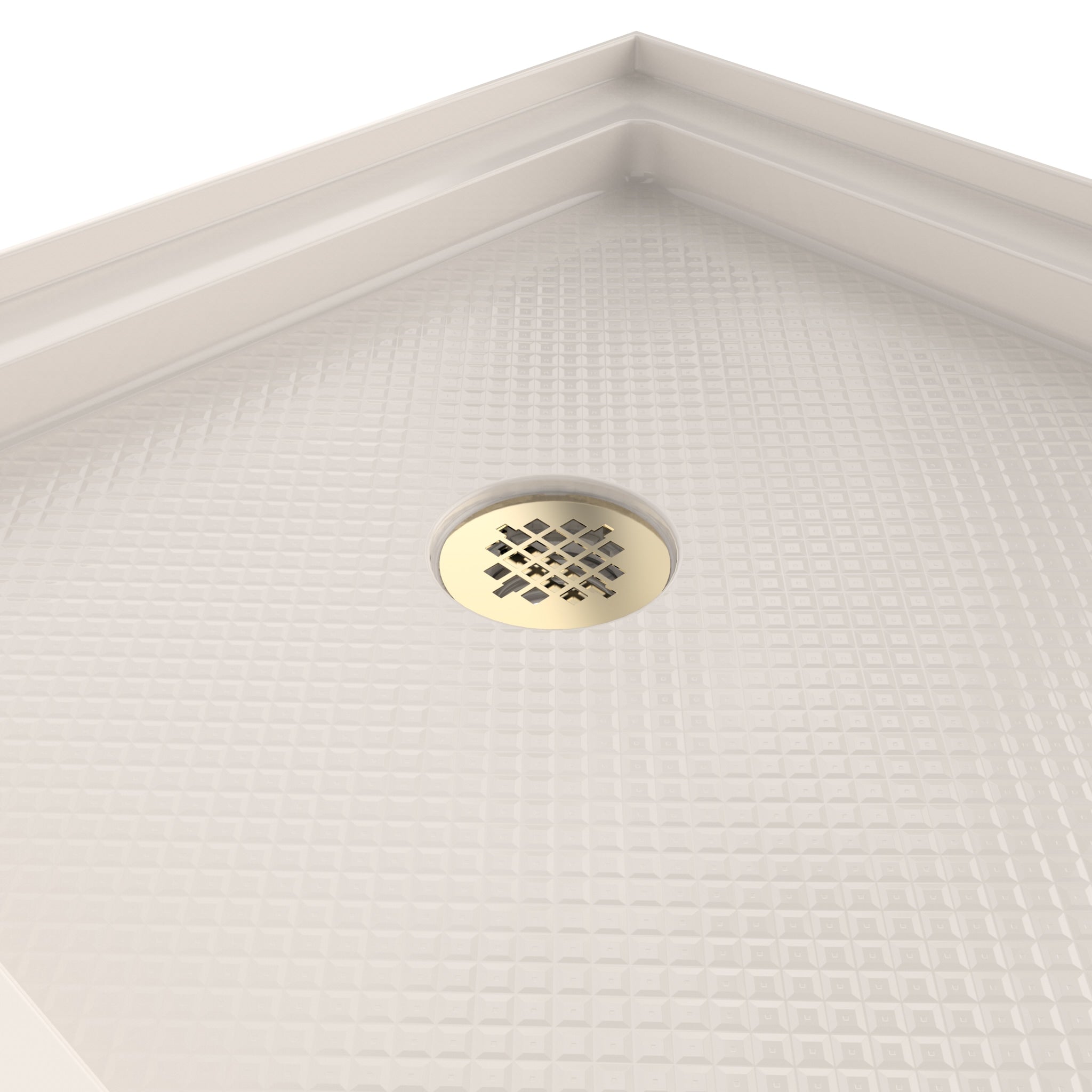 DreamLine SlimLine 30" D x 60" W x 2 3/4" H Alcove Shower Base & 2"  LH Round Drain