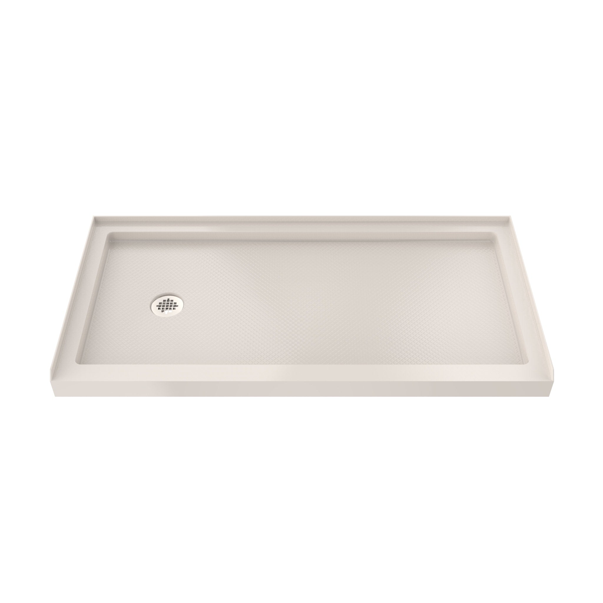 DreamLine SlimLine 36" D x 60" W x 2 3/4" H Alcove Shower Base & 2" LH Round Drain