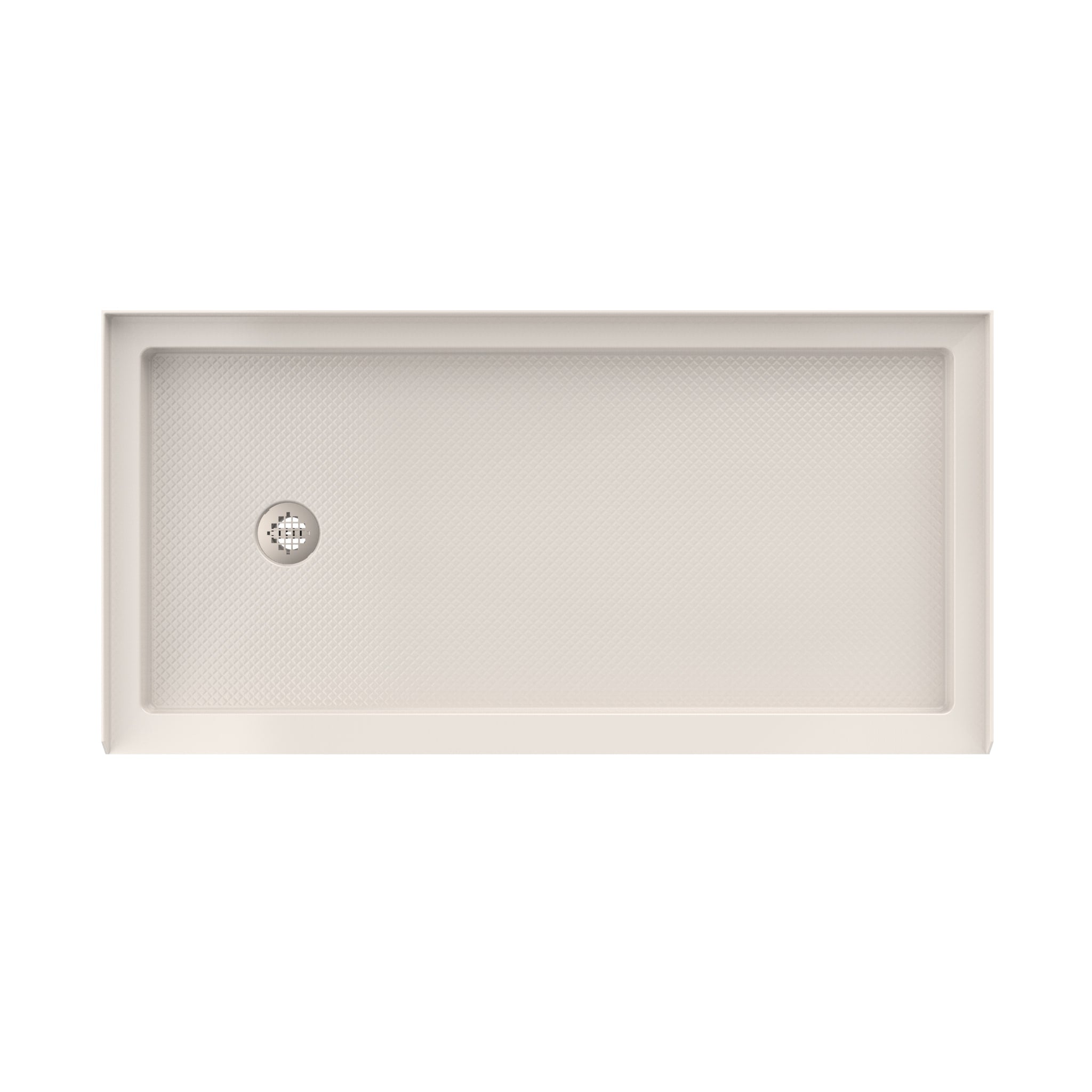 DreamLine SlimLine 36" D x 60" W x 2 3/4" H Alcove Shower Base & 2" LH Round Drain