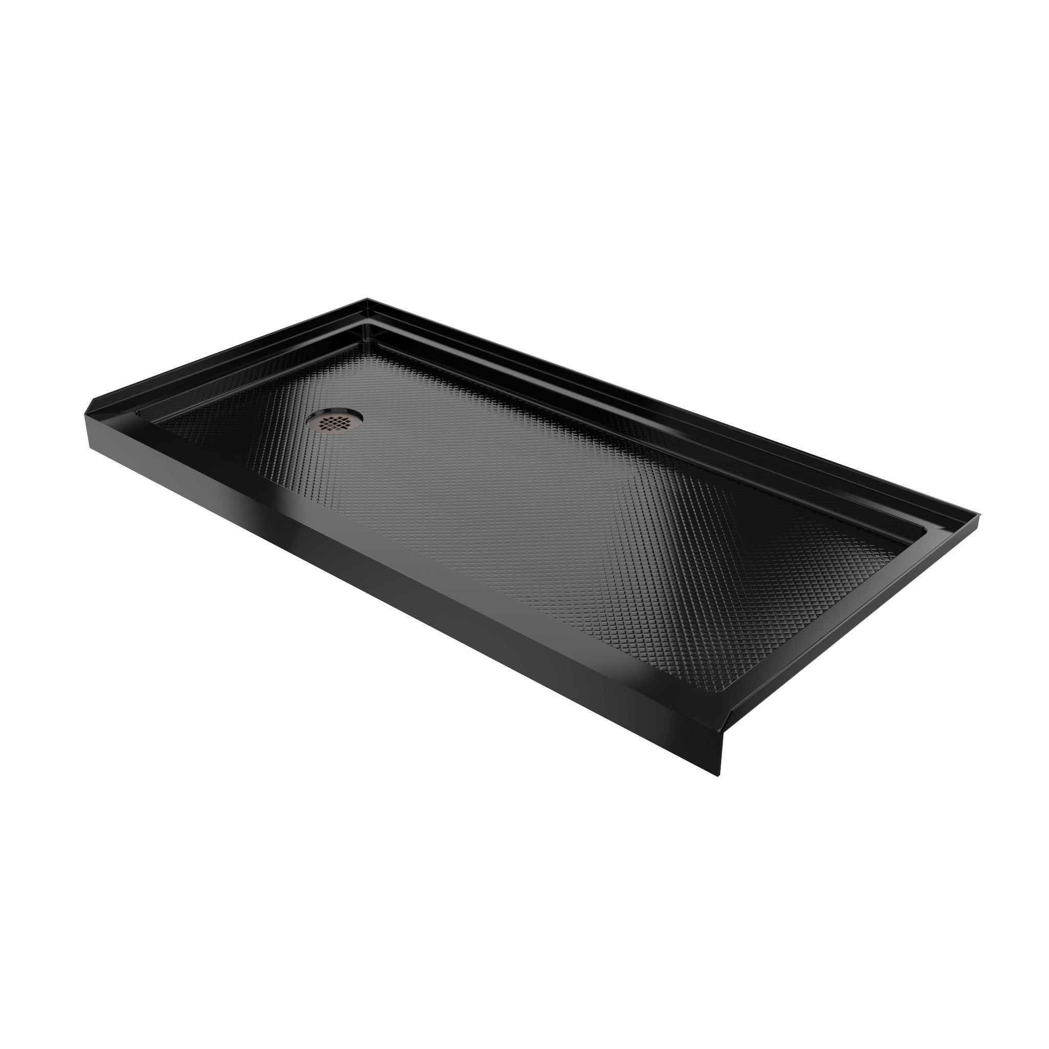 DreamLine SlimLine 36" D x 60" W x 2 3/4" H Alcove Shower Base & 2" LH Round Drain