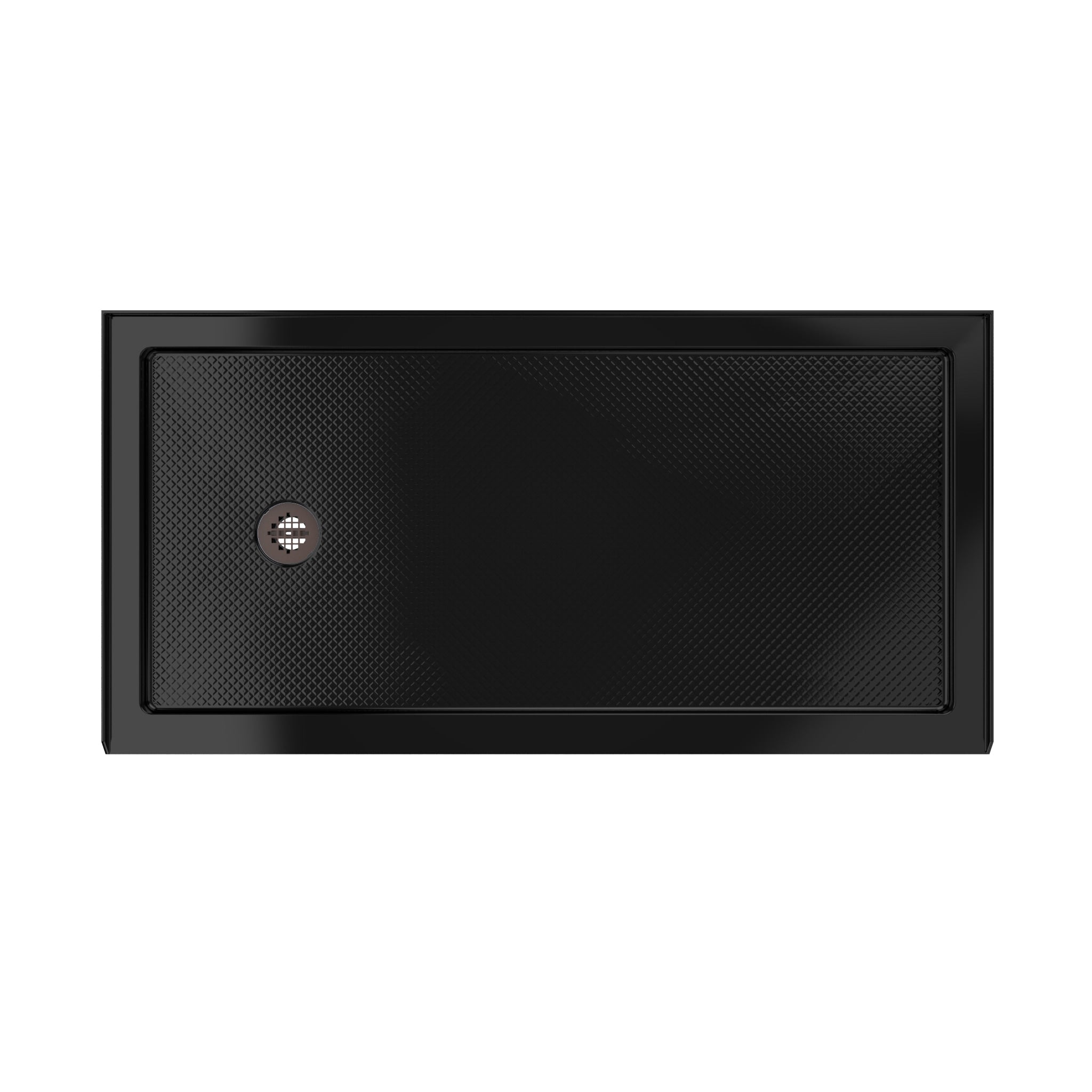 DreamLine SlimLine 30" D x 60" W x 2 3/4" H Alcove Shower Base & 2"  LH Round Drain