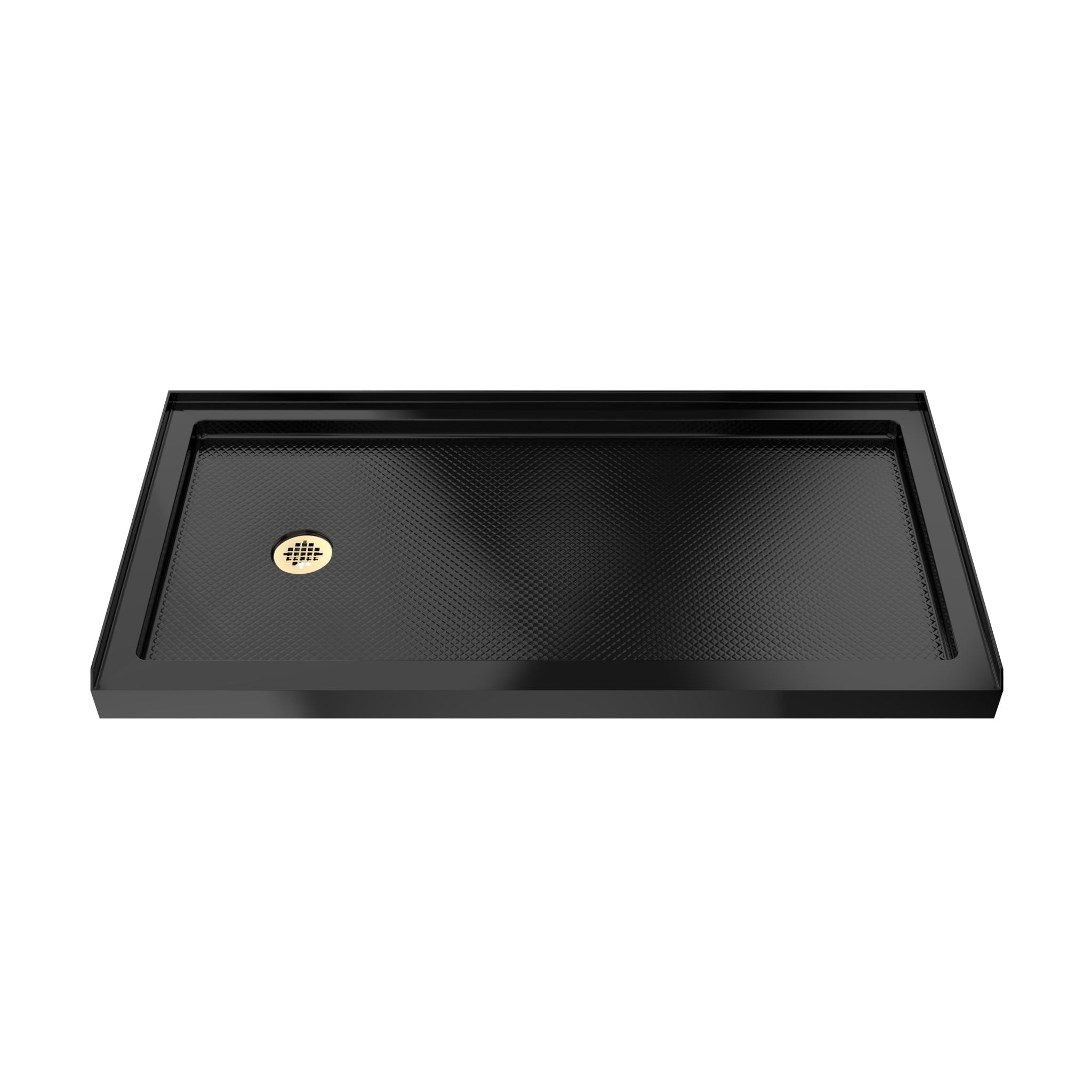 DreamLine SlimLine 36" D x 60" W x 2 3/4" H Alcove Shower Base & 2" LH Round Drain