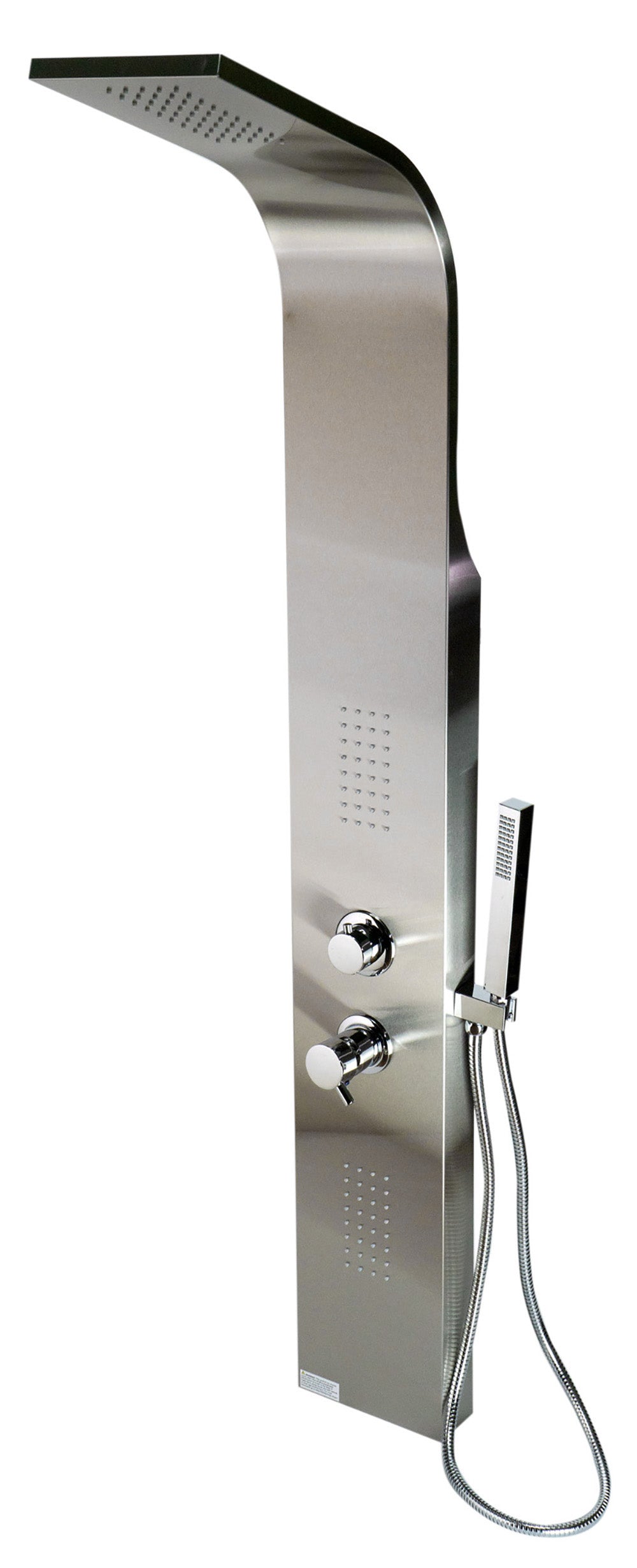 ALFI brand  ABSP20 Modern Stainless Steel Shower Panel with 2 Body Sprays