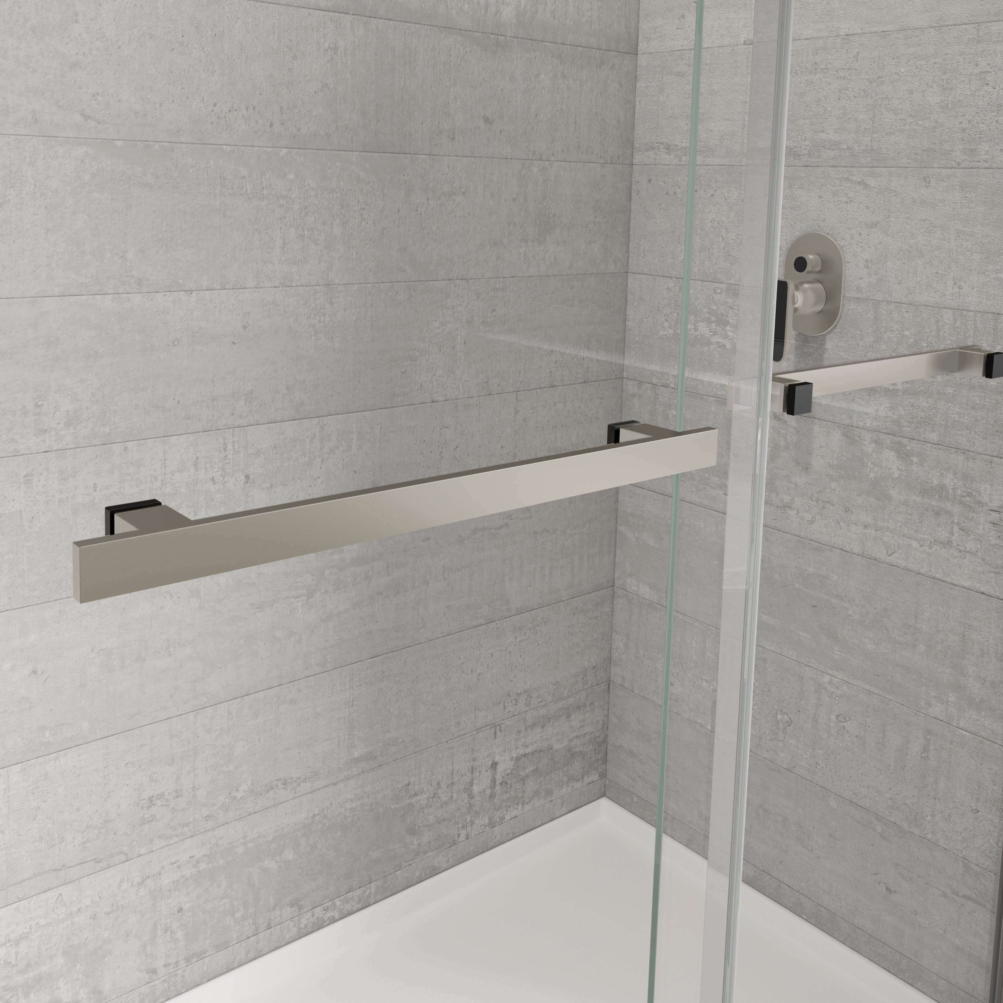 Maax Duel Alto 44-47 X 78 in. 8mm Bypass Shower Door
