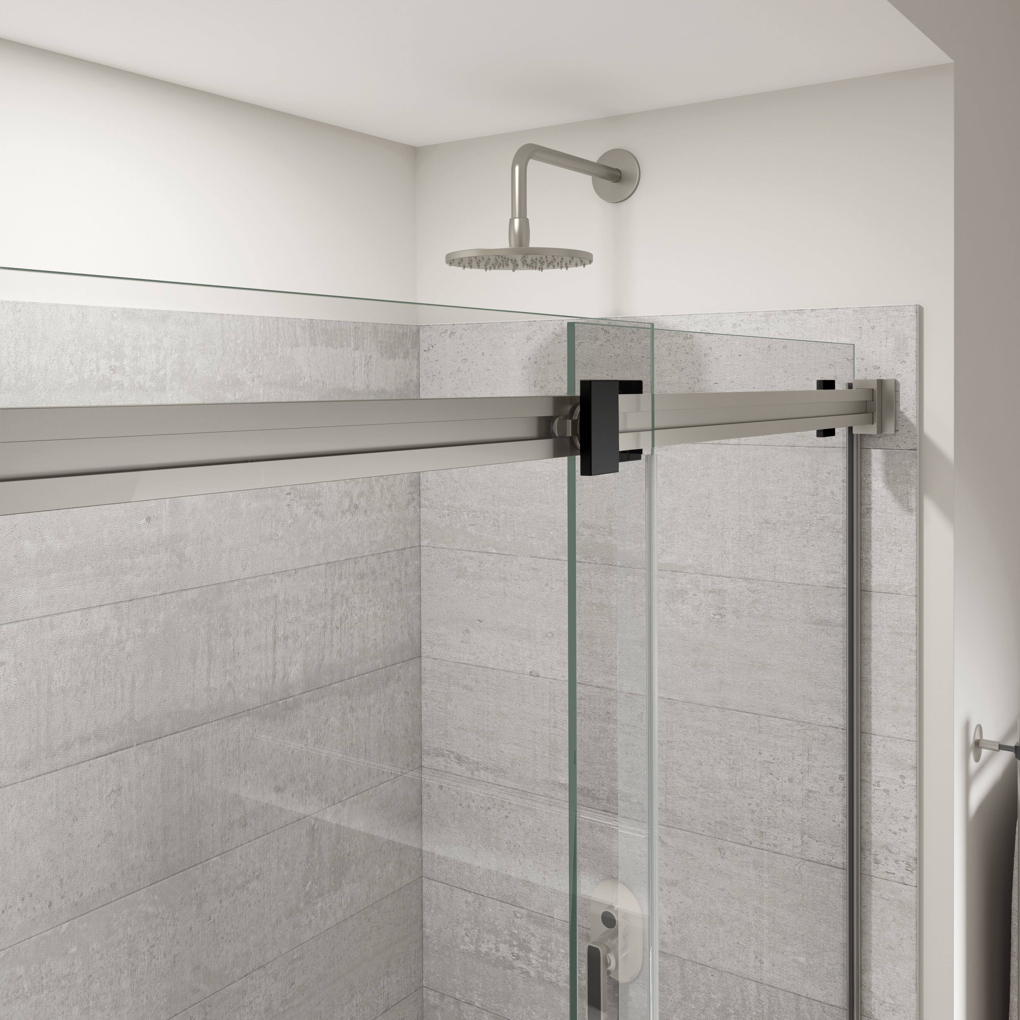 Maax Duel Alto 44-47 X 78 in. 8mm Bypass Shower Door