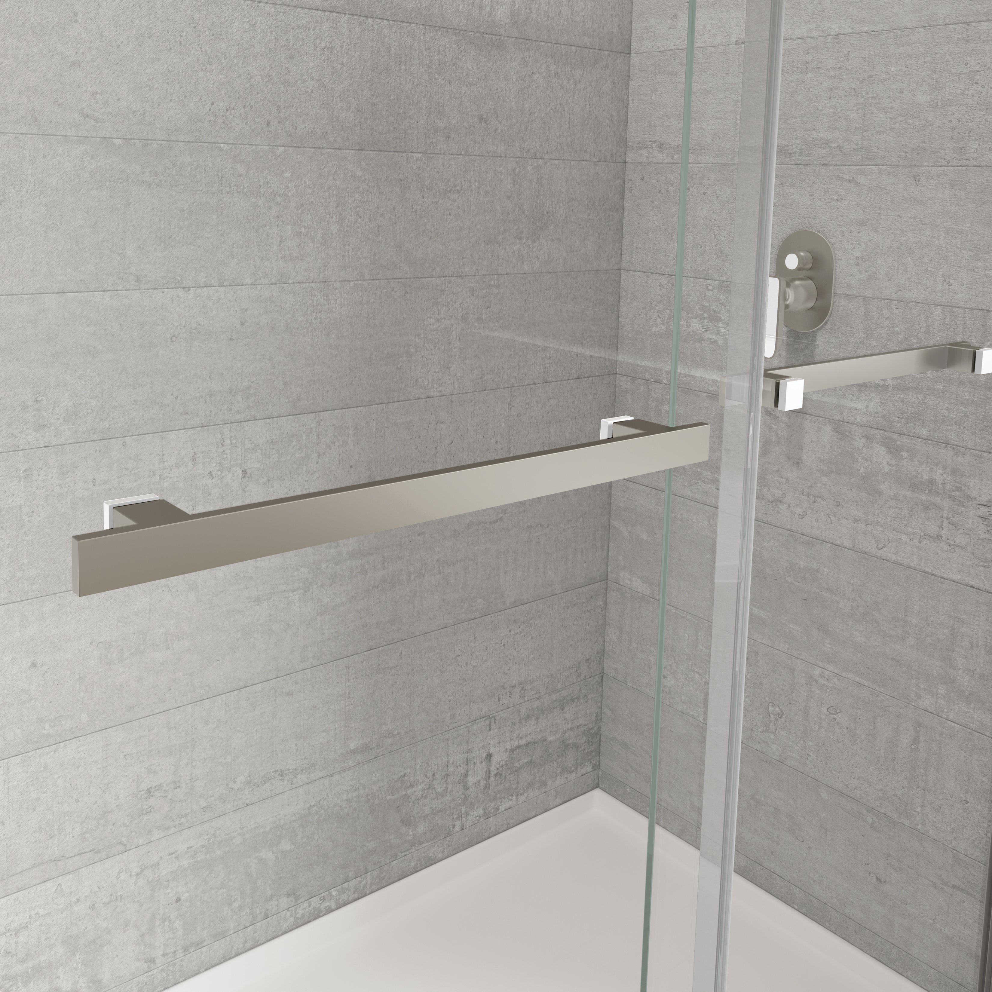 Maax Duel Alto 44-47 X 78 in. 8mm Bypass Shower Door