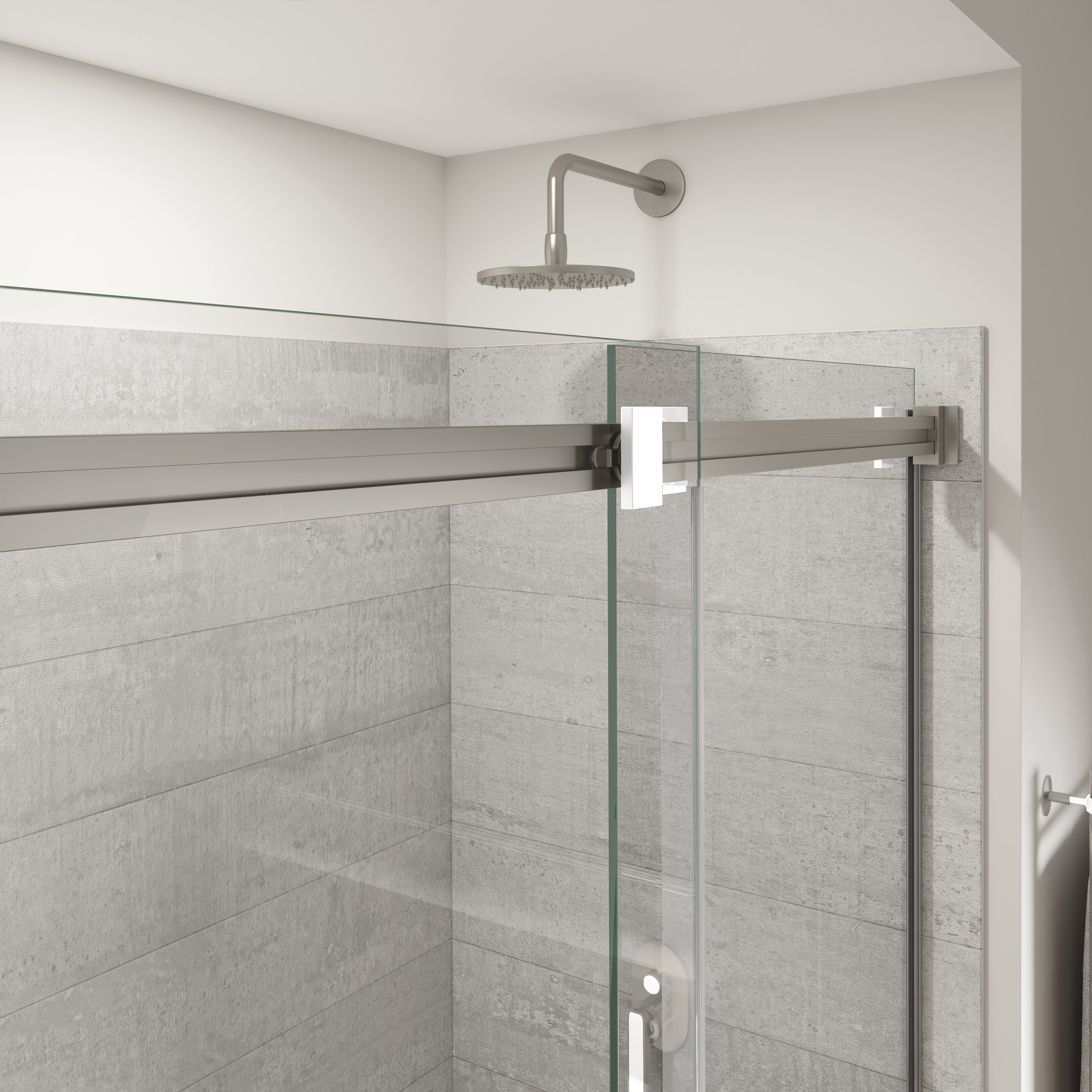 Maax Duel Alto 44-47 X 78 in. 8mm Bypass Shower Door